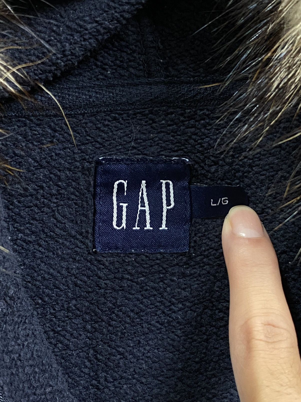 If Six Was Nine × Japanese Brand × Le Grande Bleu (L.G.B.) Vintage GAP Fur Hoodie IfsixLgb style Size US XL / EU 56 / 4 - 5 Thumbnail