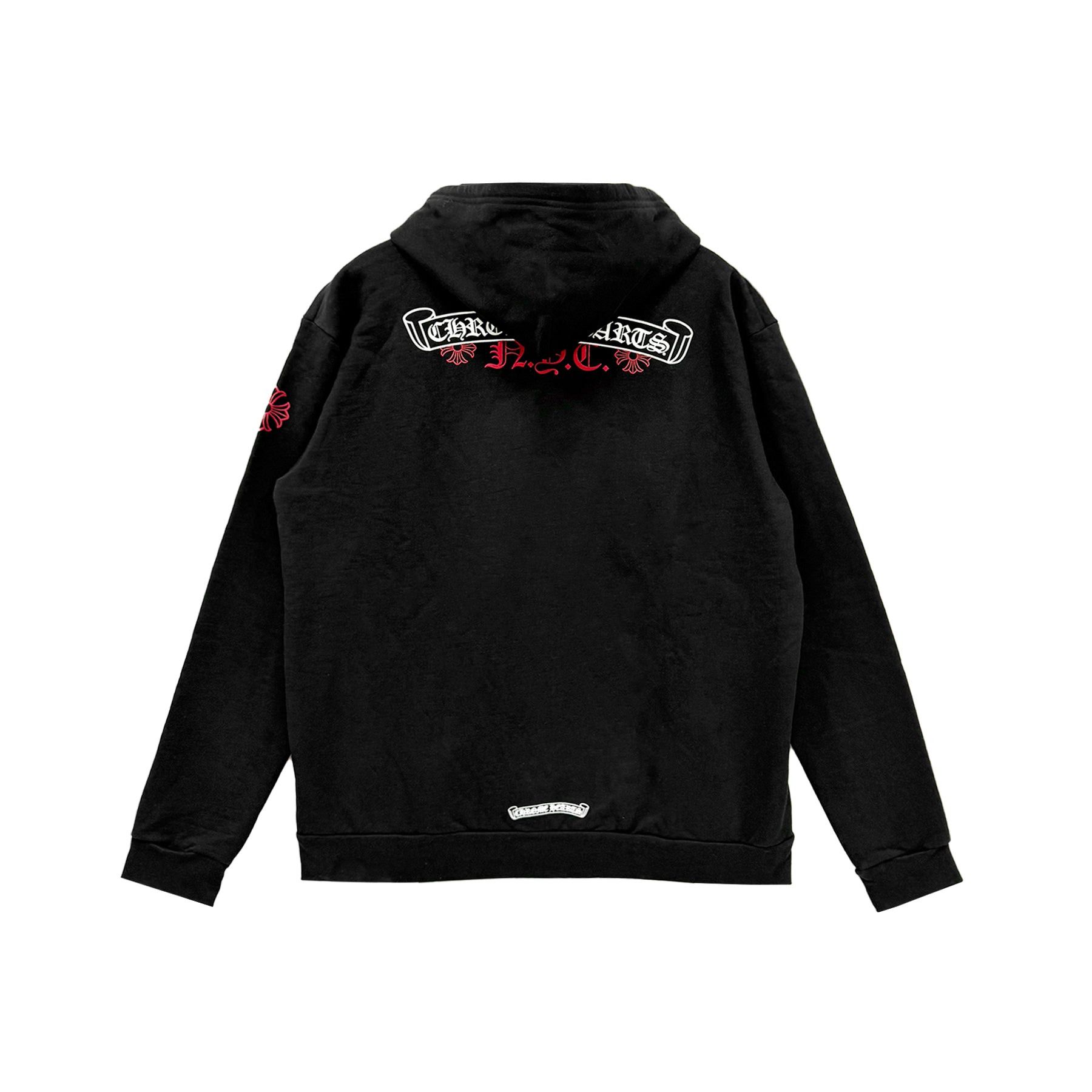 Chrome Hearts Chrome Hearts NYC Scroll Logo Zip Up Hoodie Size US XL / EU 56 / 4 - 1 Thumbnail