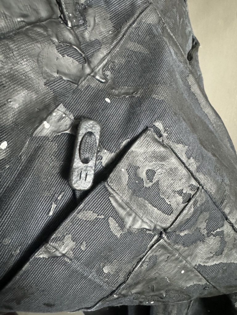 Boris Bidjan Saberi BLACK WAXED WP2 -F1405K SLIM FIT BBS JEANS Size US 27 - 6 Thumbnail
