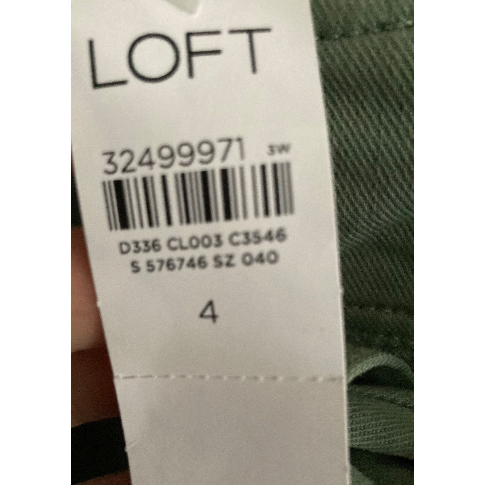 Loft LOFT Paperbag Tie Waist Pocket Skirt Green Size 4 NWT Size 27" / US 4 / IT 40 - 9 Thumbnail