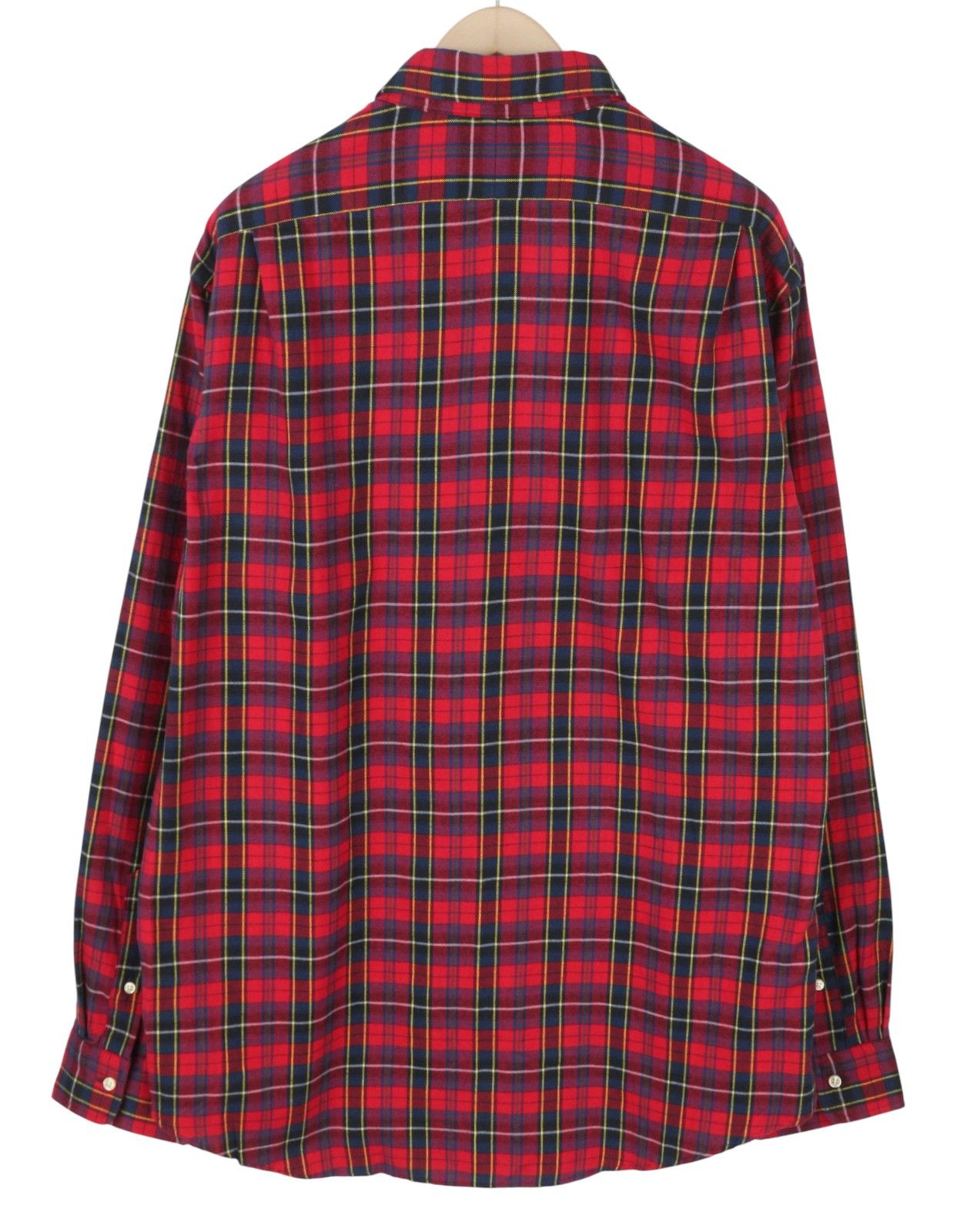 Ralph Lauren 2XL Red Plaid Flannel Custom Fit Button-Up Logo 87032 Size US XXL / EU 58 / 5 - 2 Thumbnail