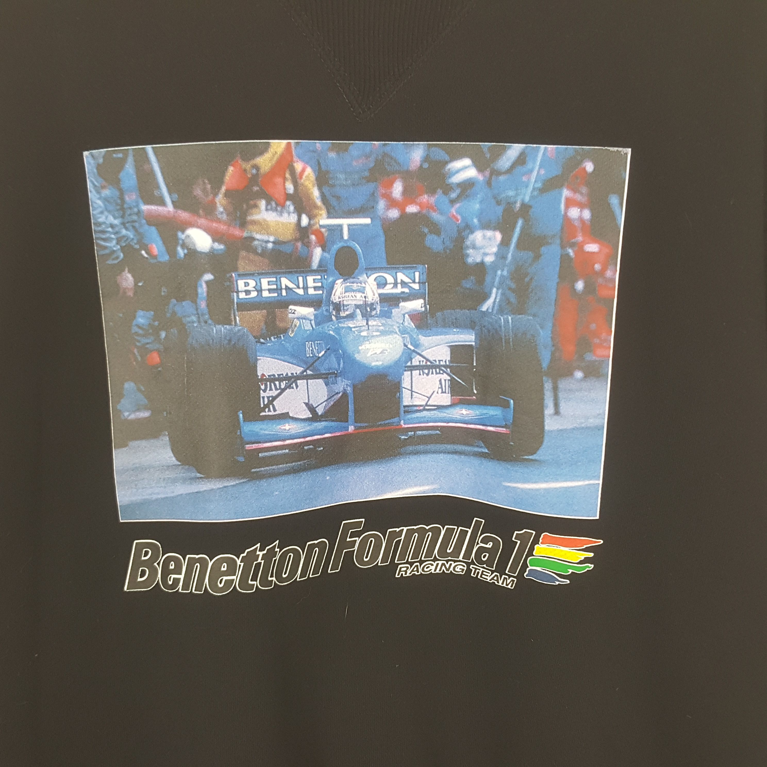 Benetton Vintage Benetton Formula1 Racing Sweatshirt Size US M / EU 48-50 / 2 - 2 Thumbnail