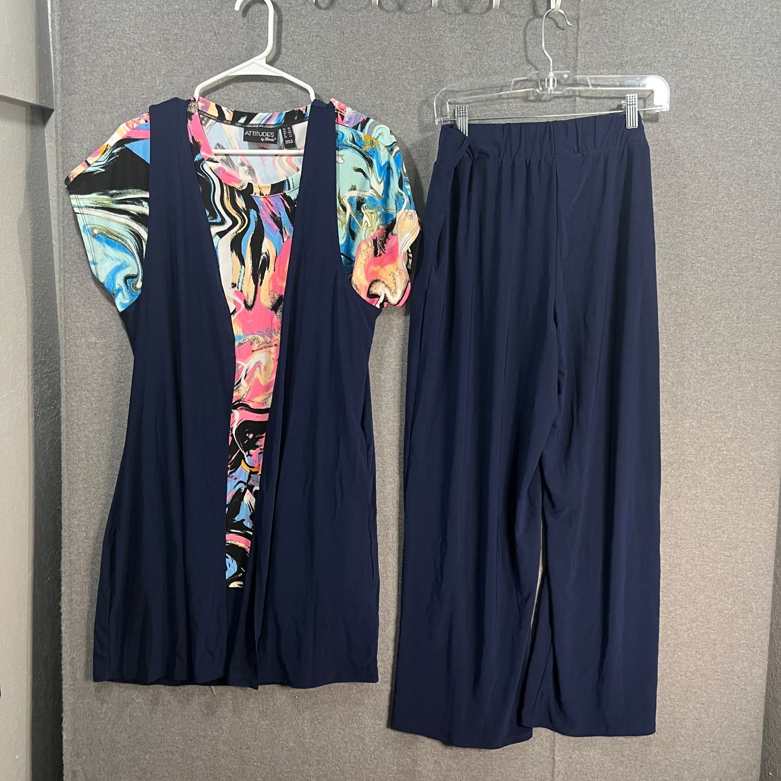 Other Attitudes by Renee Tall Global Illusion 3 Piece Set Navy Size M / US 6-8 / IT 42-44 - 1 Thumbnail