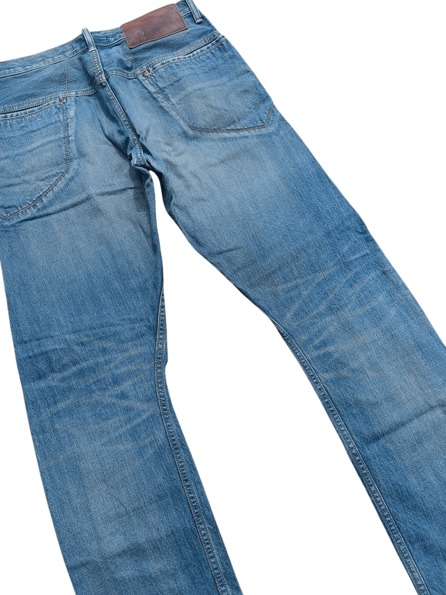 Japanese Brand × Johnbull 💥 FYEE 💥 John Bull Selvedge Whiskers Faded Jeans Size US 30 / EU 46 - 4 Thumbnail