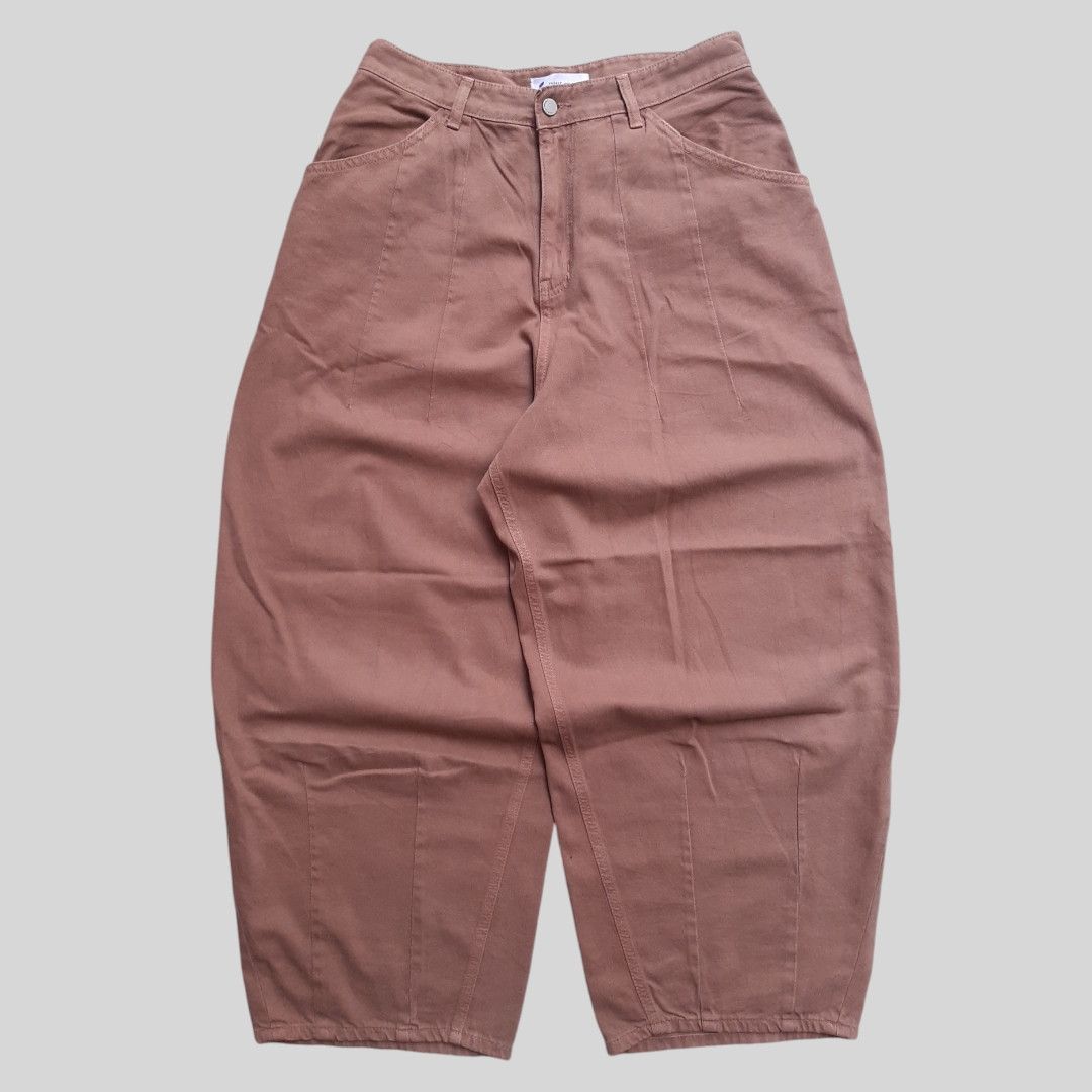Japanese Brand × Yohji Yamamoto Red ear wide balloon pant Size US 33 - 2 Thumbnail