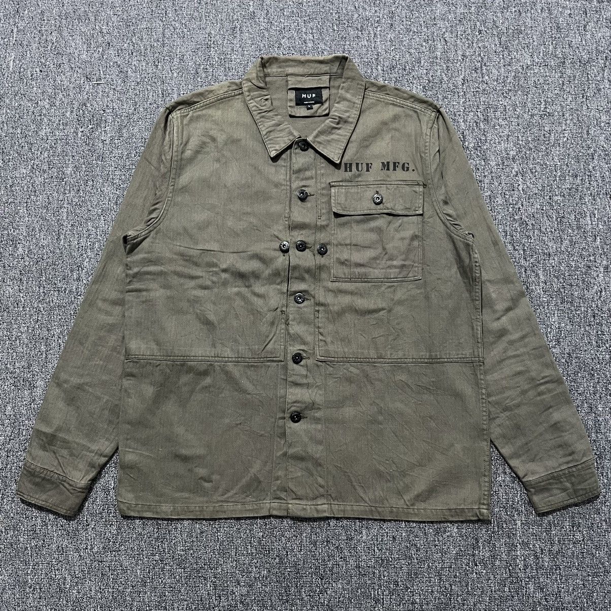 Huf x Spam p-44 herringbone jacket outer