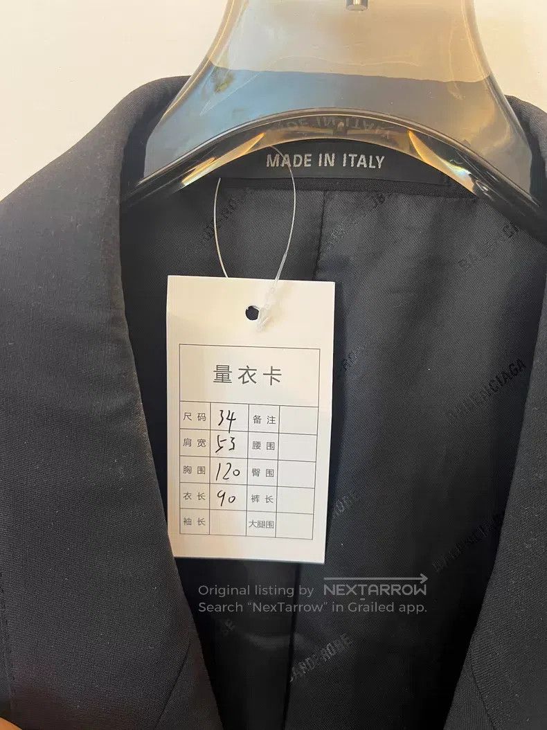 Balenciaga Balenciaga Black Double Breasted Sleeveless Vest Size XXS / US 00 / IT 34 - 5 Thumbnail
