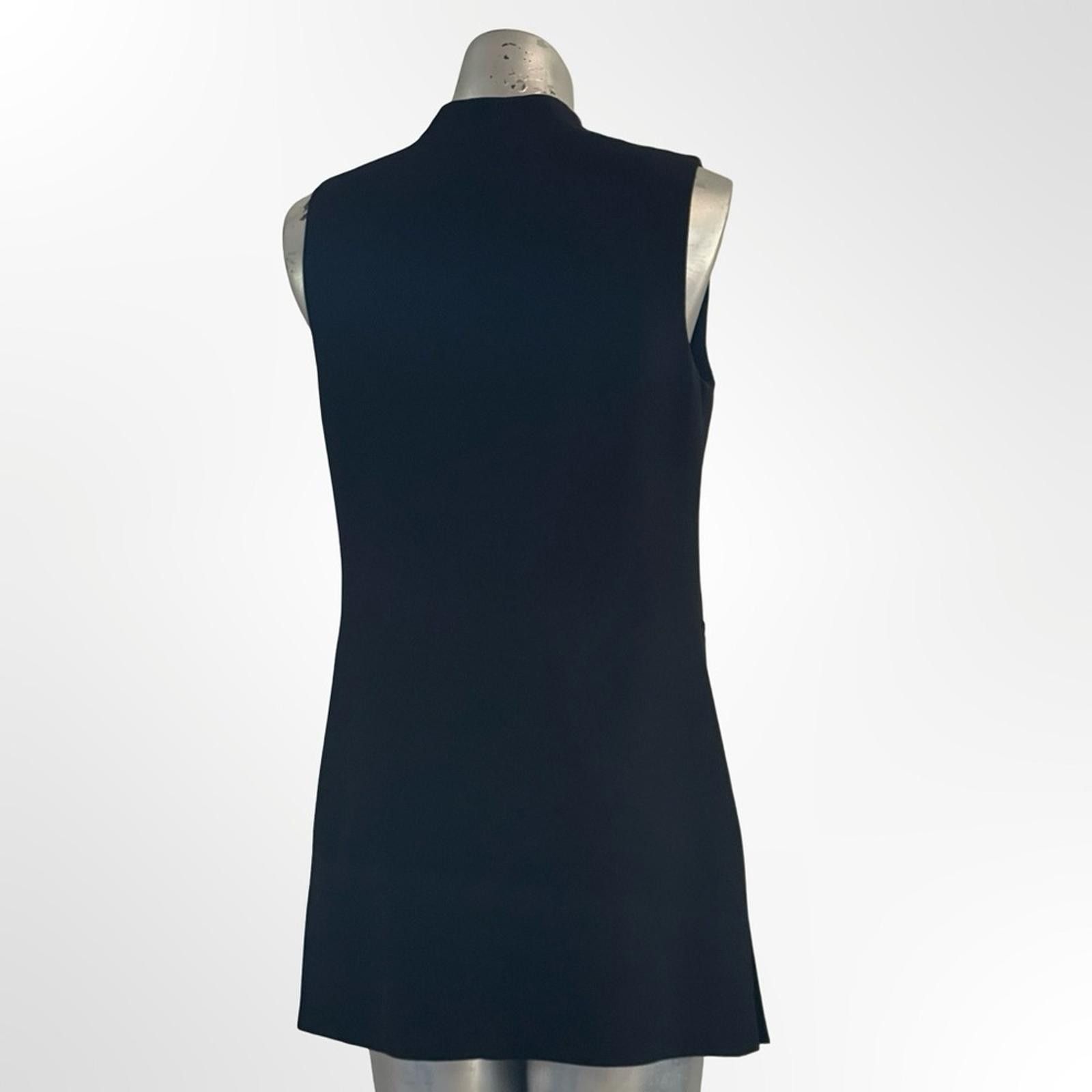 DKNY DKNY Black Business Vest Suit with Gold Accent - NWOT Size XS / US 0-2 / IT 36-38 - 4 Thumbnail
