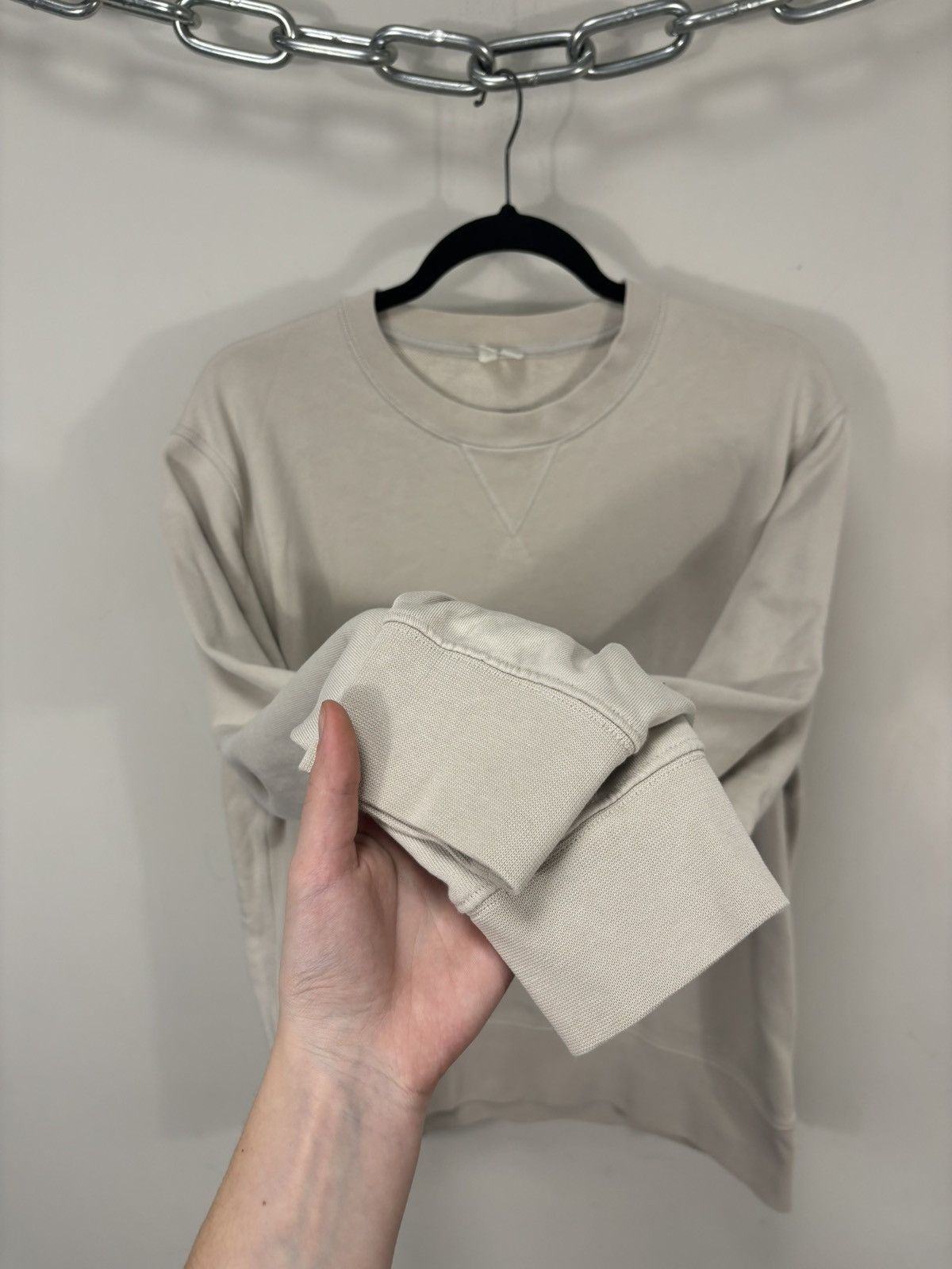 Arket Arket Men’s Beige Classic 2011 Pullover Sweatshirt Size US M / EU 48-50 / 2 - 6 Thumbnail
