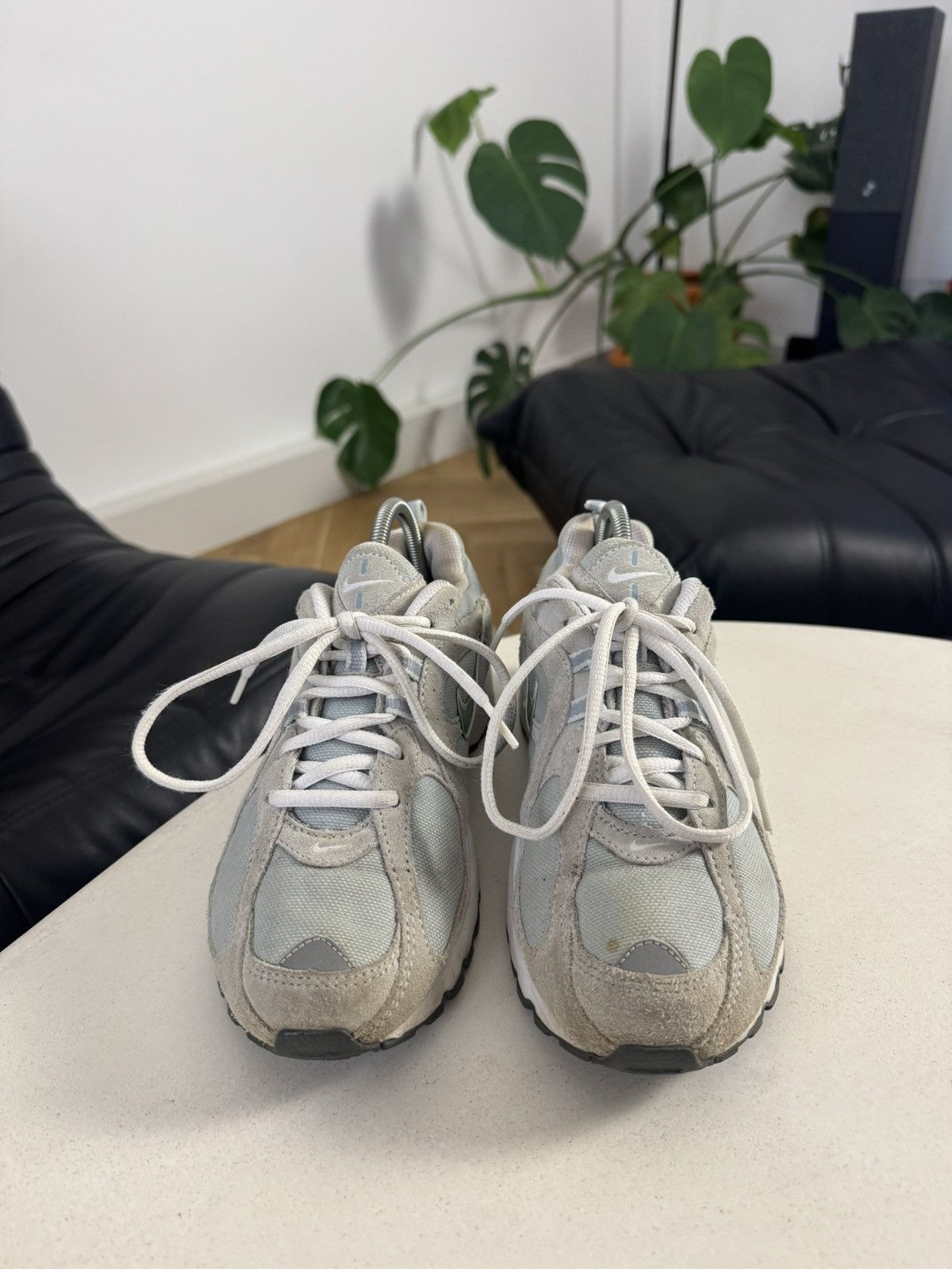 Nike Vintage Y2k Woman Nike Low Sneakers Grey Suede Rare 00s Size US 6.5 / IT 36.5 - 2 Thumbnail