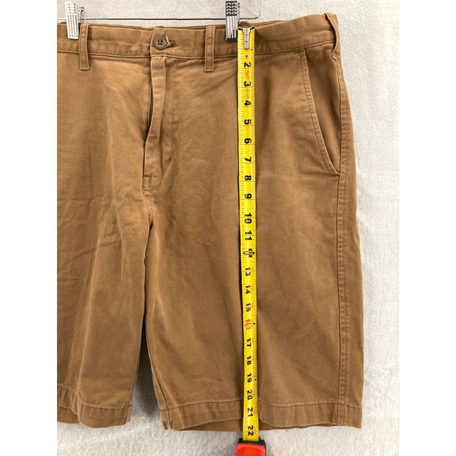 Eddie Bauer Eddie Bauer Chino Shorts Mens 40 Brown Canvas Flat Front Outdoor Casual Size US 40 / EU 56 - 3 Thumbnail