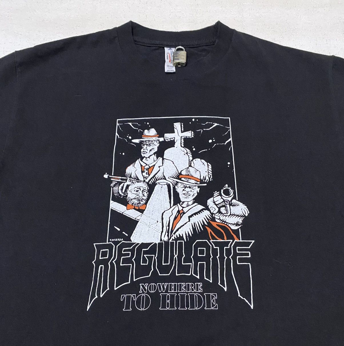 Band Tees REGULATE HARDCORE BAND Size US M / EU 48-50 / 2 - 2 Thumbnail