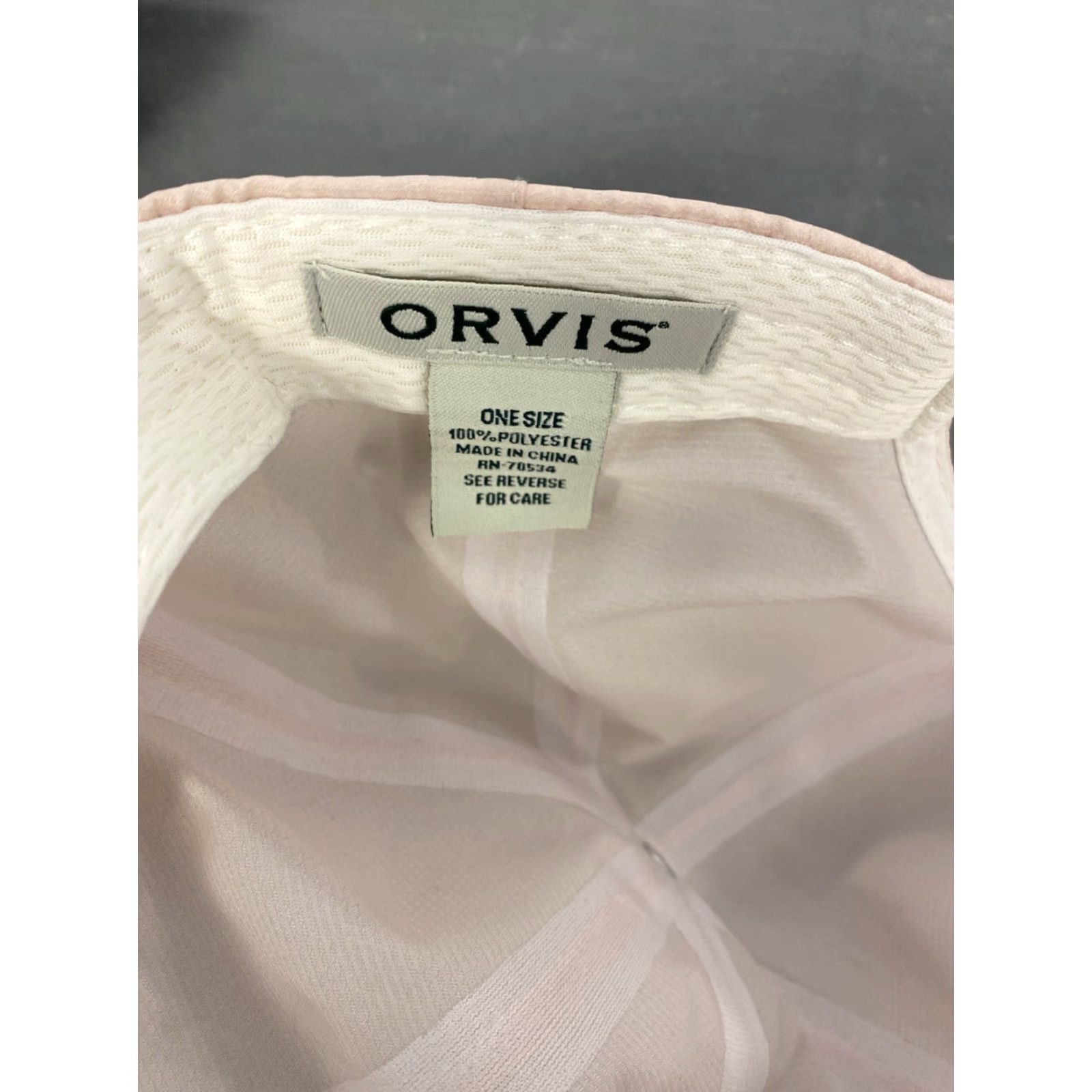 Orvis Orvis Baseball Cap Str apback Adjustable Light Peach Color Men/723 One Size Polyester Size ONE SIZE - 7 Thumbnail