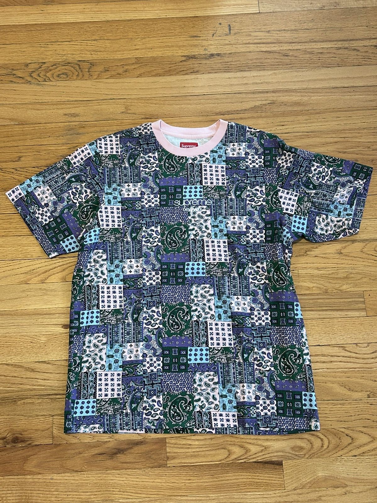 トップス 13SS Supreme Paisley S/S Shirt S SS13 Supreme 'Paisley' S/S Shirt Navy (2013) – thepopup.com