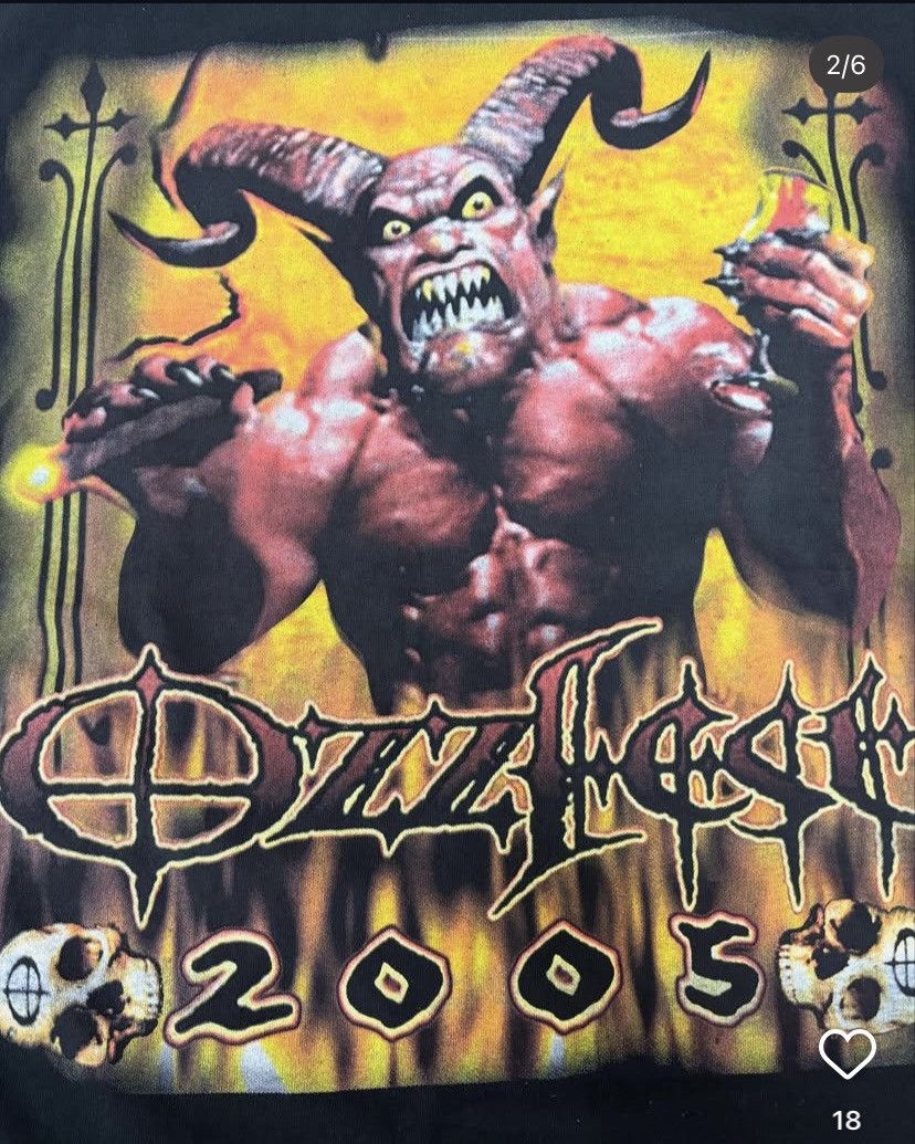 Vintage 2005 Ozzfest Ozzy Osbourne Tour Tee