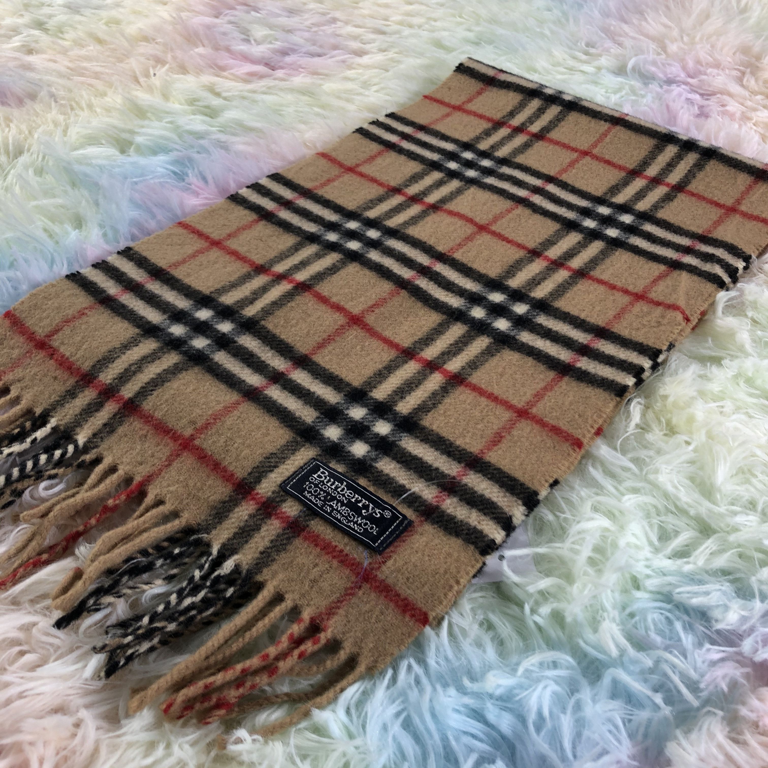 Burberry × Vintage Burberry Scarf / Muffler / Neckwear - KM76 Size ONE SIZE - 5 Thumbnail