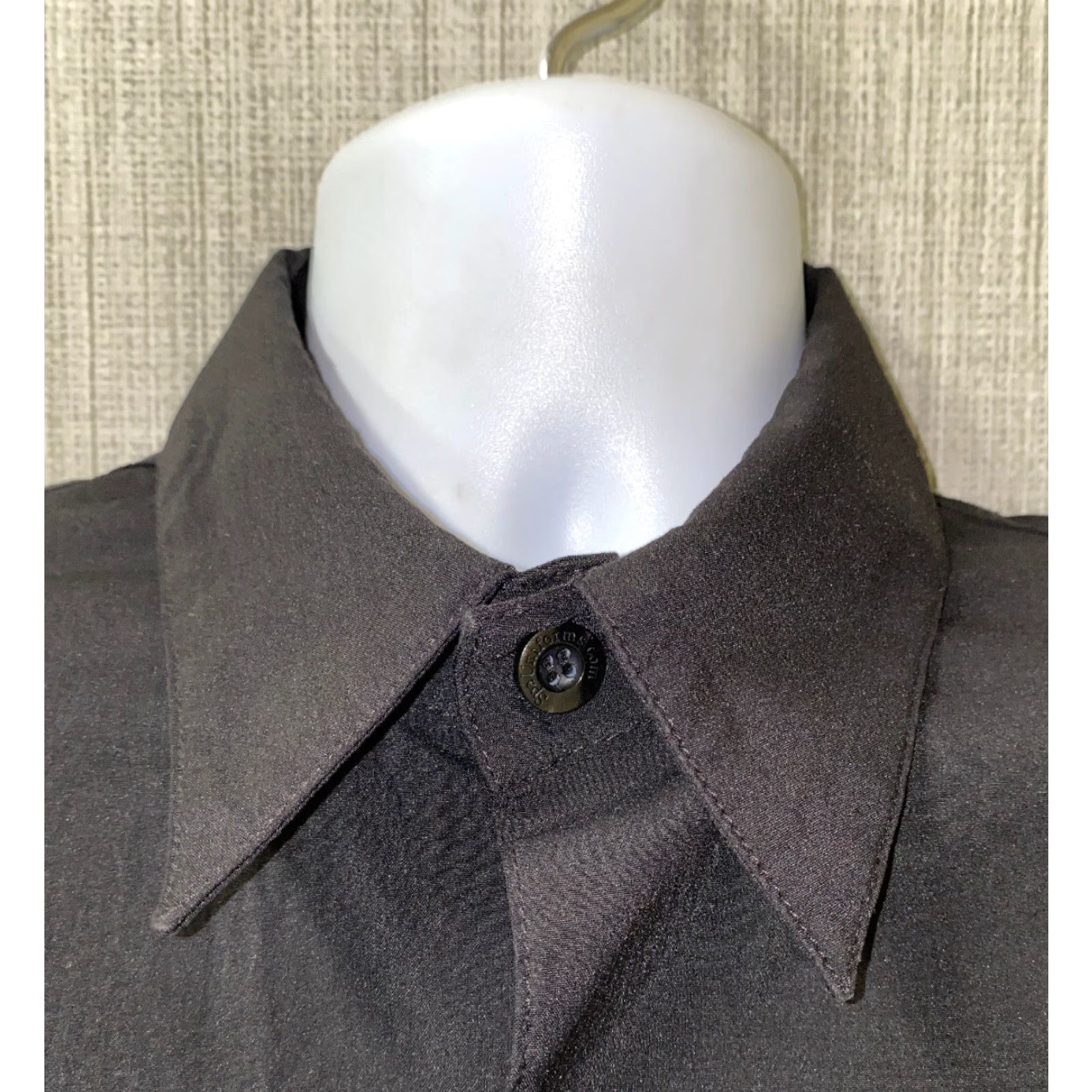 Vintage Noel Asmar Shirt Mens Black Short Sleeve Button-Up Size L Size US L / EU 52-54 / 3 - 3 Thumbnail