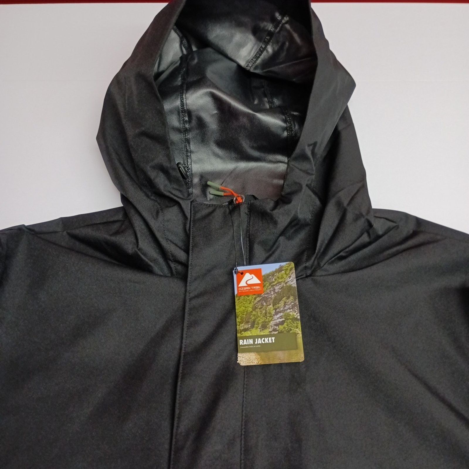 Other Ozark Trail Rain Jacket Men's Size L Black Waterproof Hood Size US L / EU 52-54 / 3 - 4 Thumbnail
