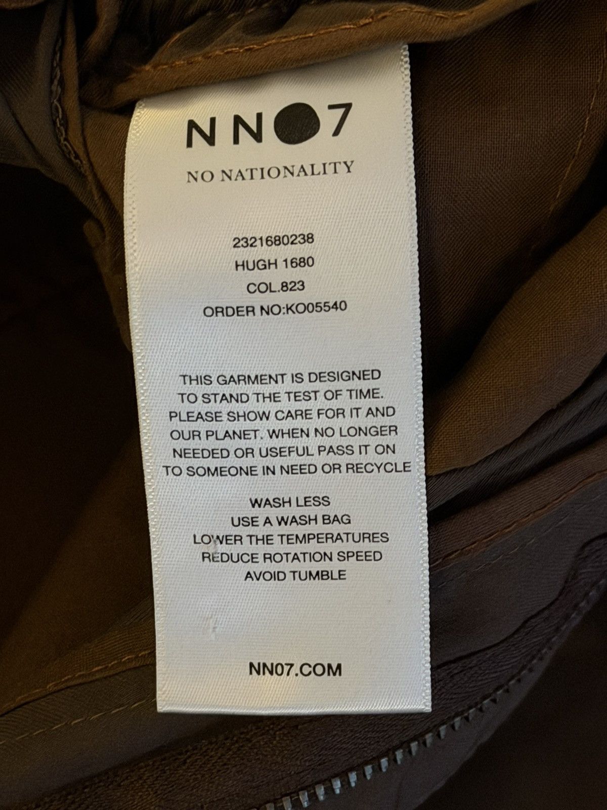 NN07 NN07 Hugh 1680 Brown Trousers Size 30/32 Scandinavian Size US 30 / EU 46 - 5 Thumbnail