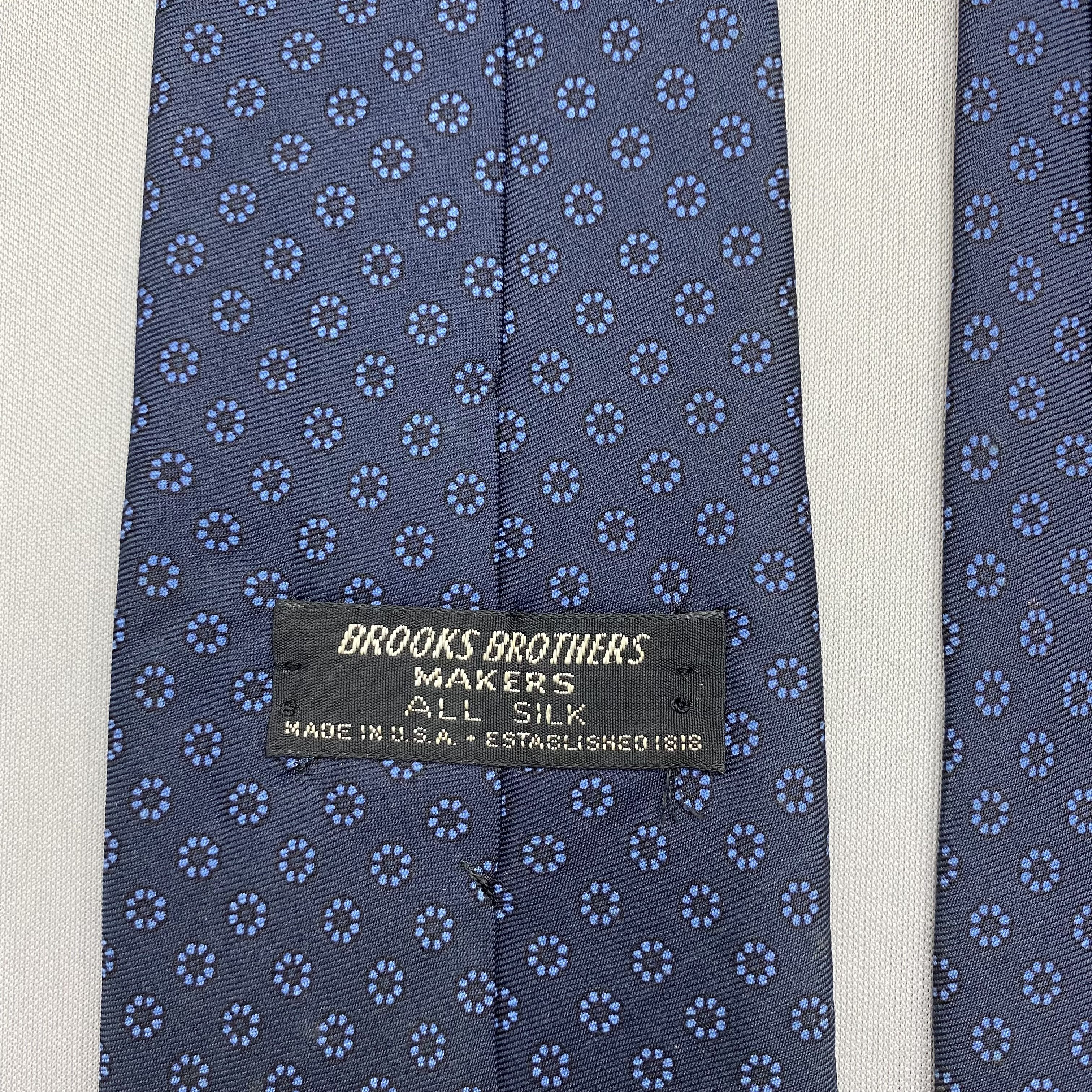 Brooks Brothers Vintage Brooks Brothers SILK Necktie Cravate Pure Silk Size ONE SIZE - 7 Thumbnail