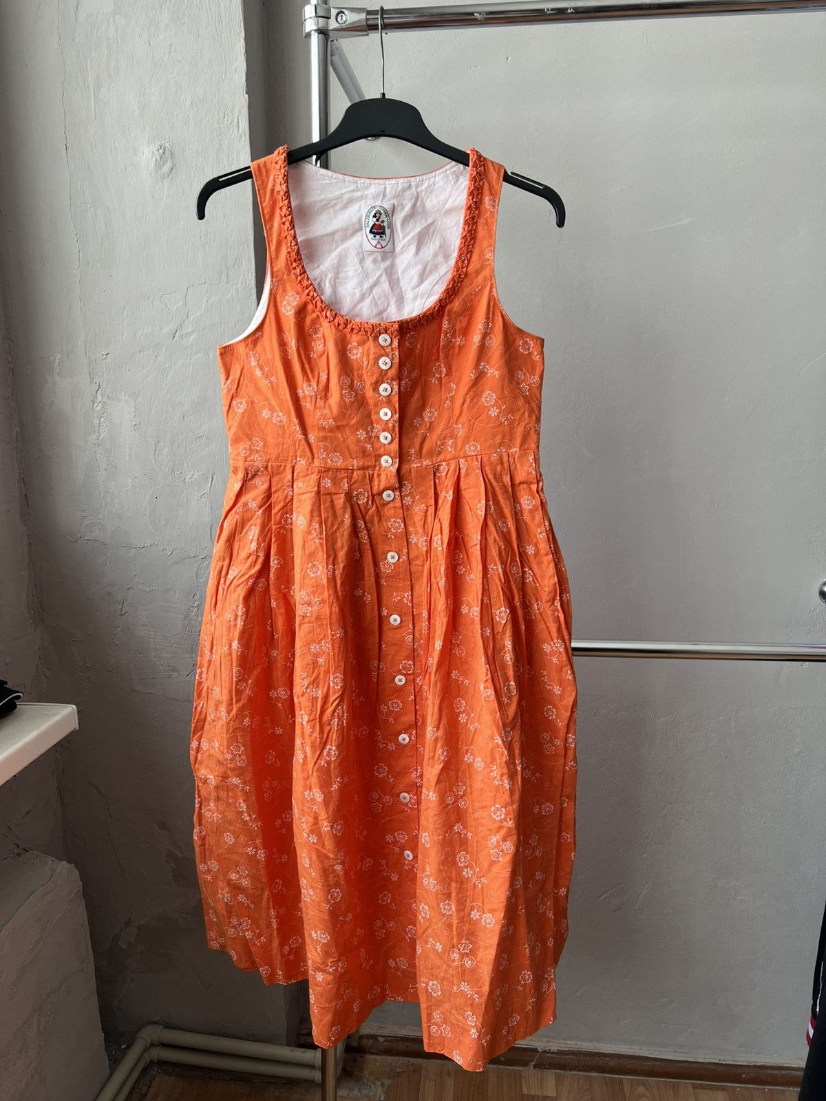 Vintage 1960/70/80 SALZBURGER DIRNDL TRADITION OKTOBERFEST DRESS L Size L / US 10 / IT 46 - 3 Thumbnail