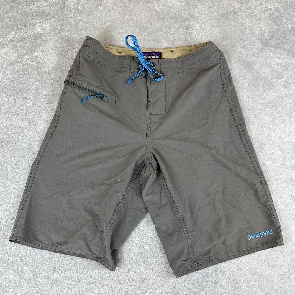 Patagonia Grey Board Shorts Men's Size 28 US