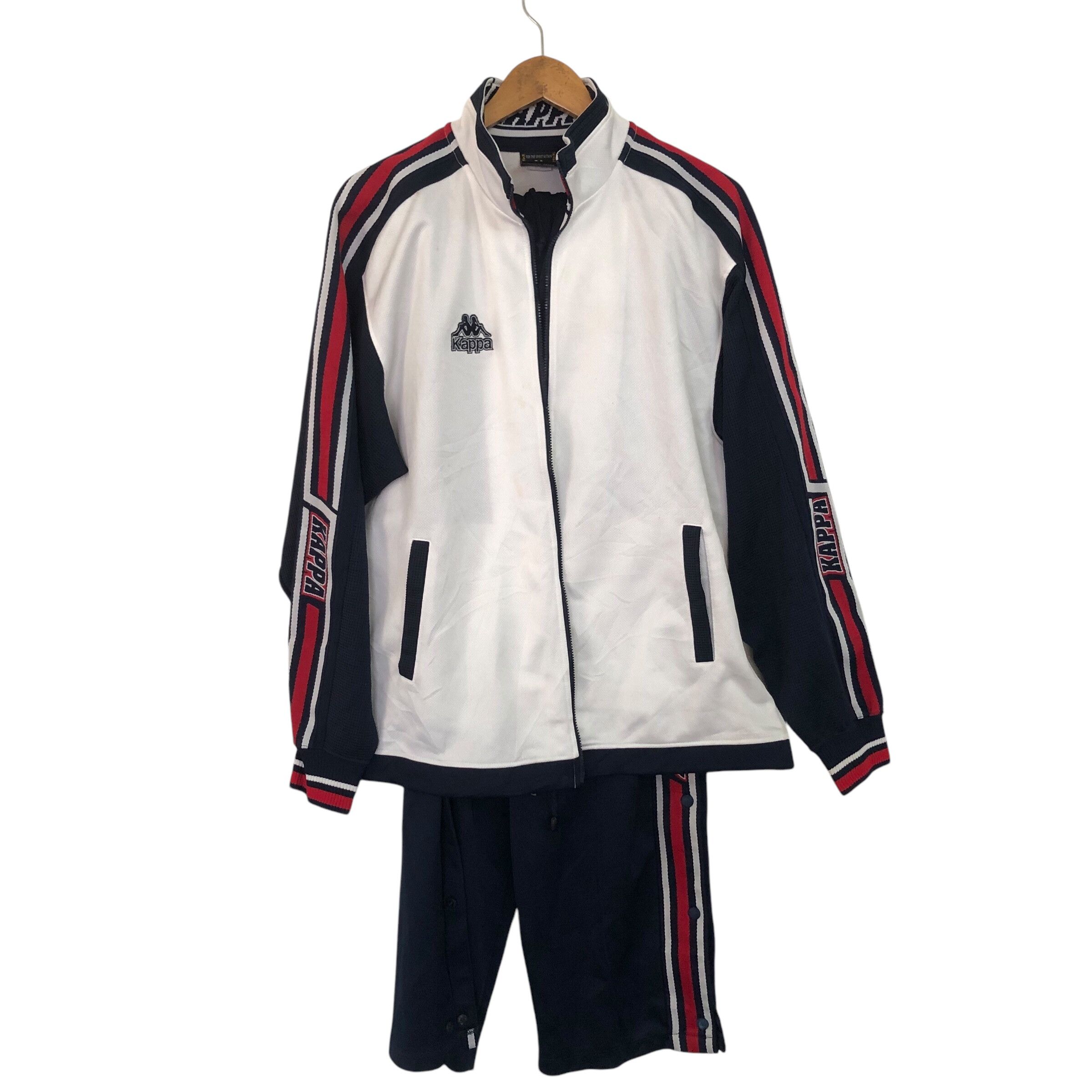 Kappa Vintage Kappa Track Top Set Sweater Vintage L Size Size US L / EU 52-54 / 3 - 1 Thumbnail