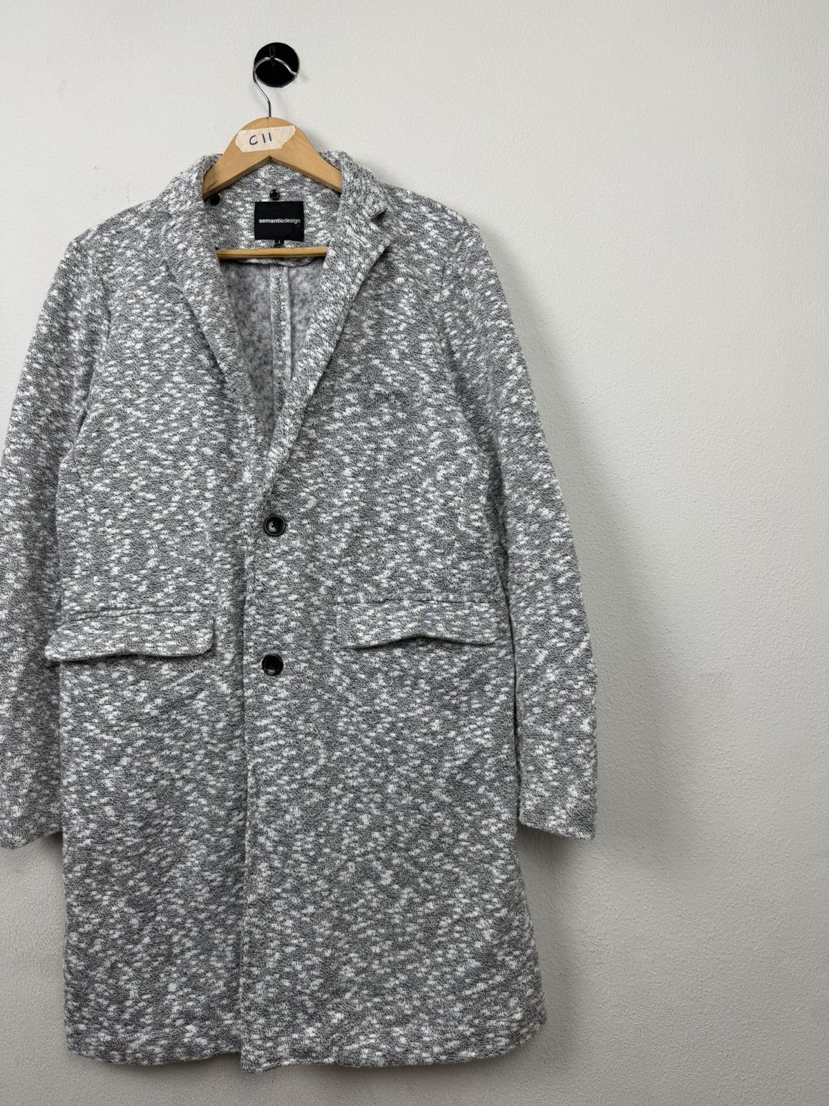 semanticdesign Vintage Semantic Design Zip Up Overcoat Size US L / EU 52-54 / 3 - 4 Thumbnail