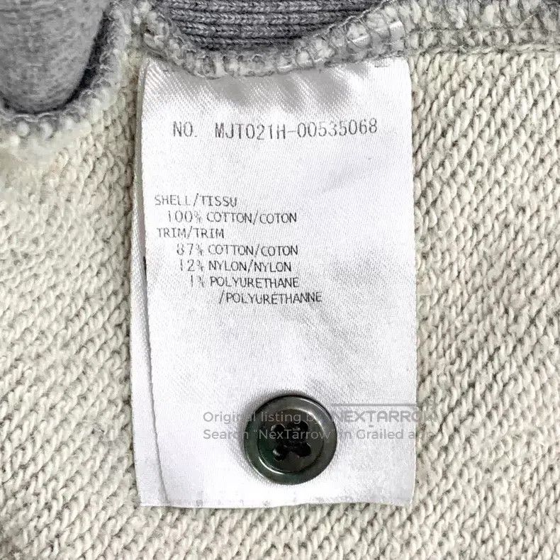 Thom Browne Thom Browne Gray Classic Four Bar Cotton Round Neck Long S Size US XXL / EU 58 / 5 - 8 Thumbnail