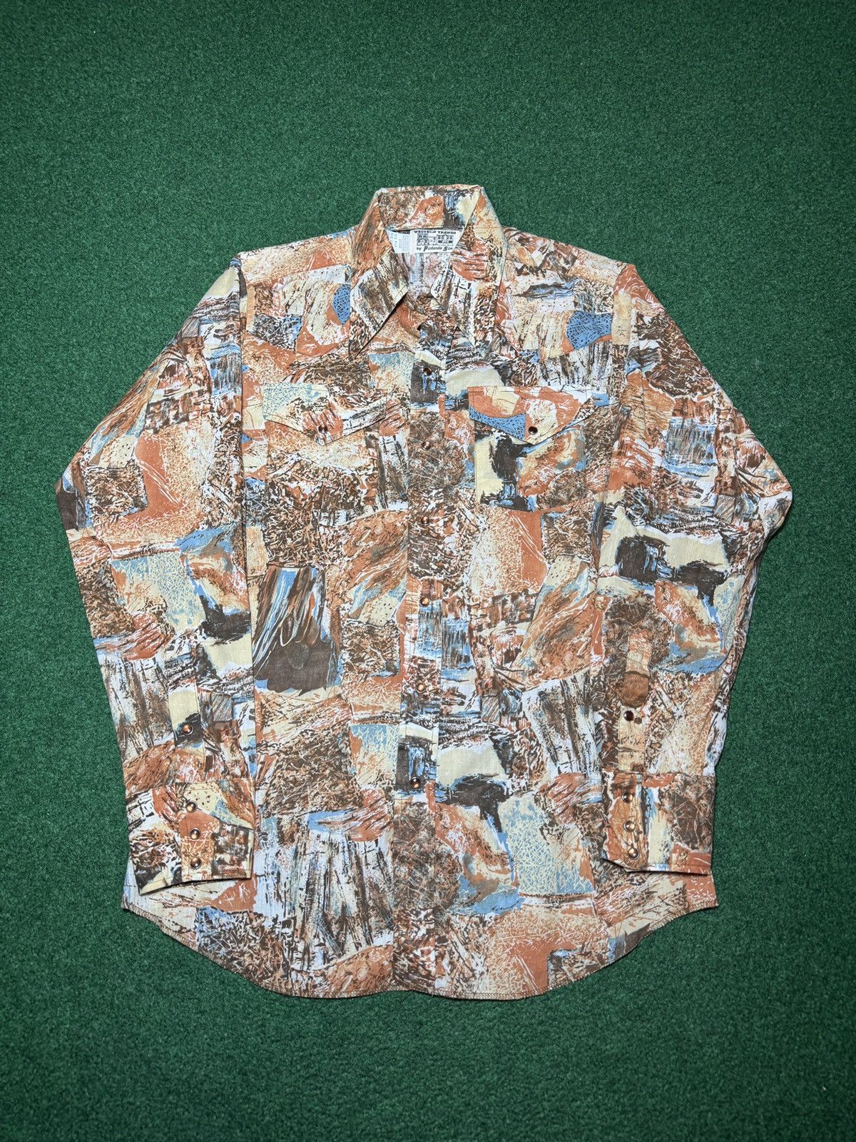 Panhandle Slim 70s Panhandle Slim Western Pearl Snap Retro Medium Shirt Size US M / EU 48-50 / 2 - 1 Thumbnail