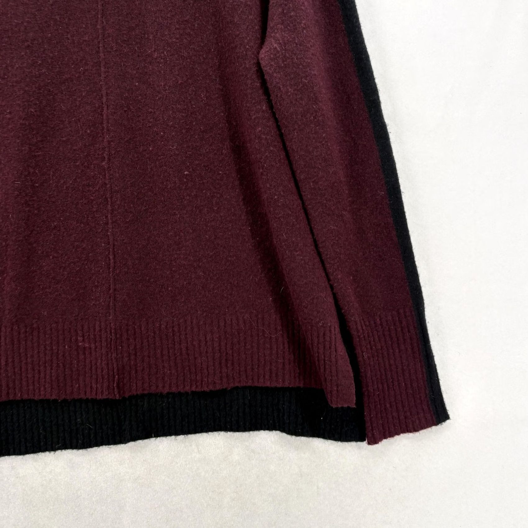 Athleta Athleta Sweater Womens Small Red Multicolor Knit Turtleneck Wool Blend Pullover Casual Winter Relaxed Long Sleeve Tight-Knit Merino Wool Cozy Size S / US 4 / IT 40 - 3 Thumbnail