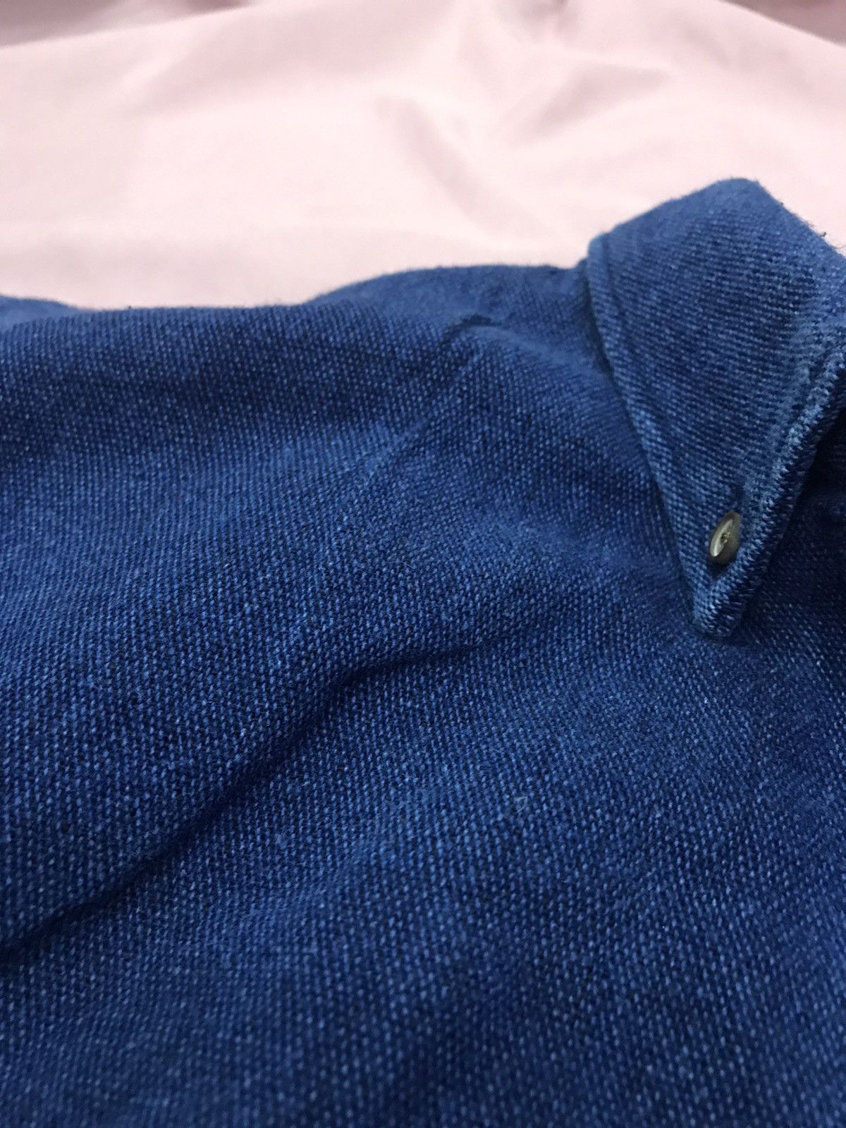 Indigo Indigo SASHIKO LIKE emidio tucci overshirt Size US L / EU 52-54 / 3 - 3 Thumbnail
