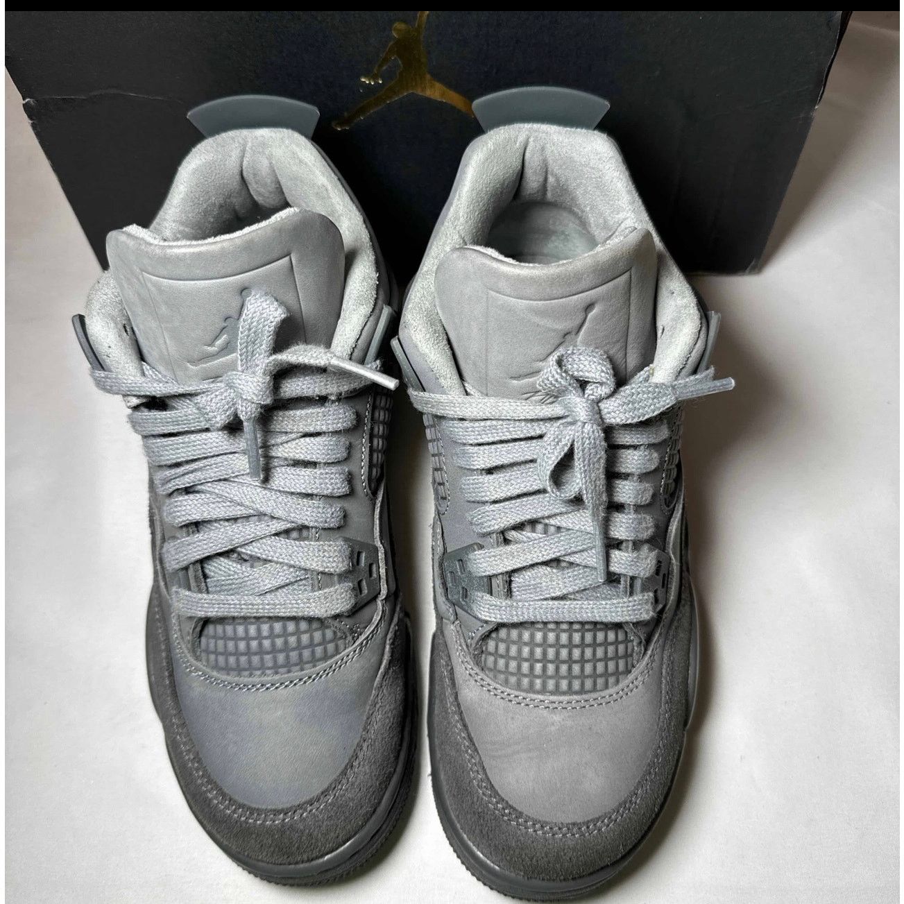 Jordan Brand × Nike Size 5 Nike Air Jordan 4 Retro SE GS Wet Cement Men's Shoes Size US 5 / EU 37 - 4 Thumbnail