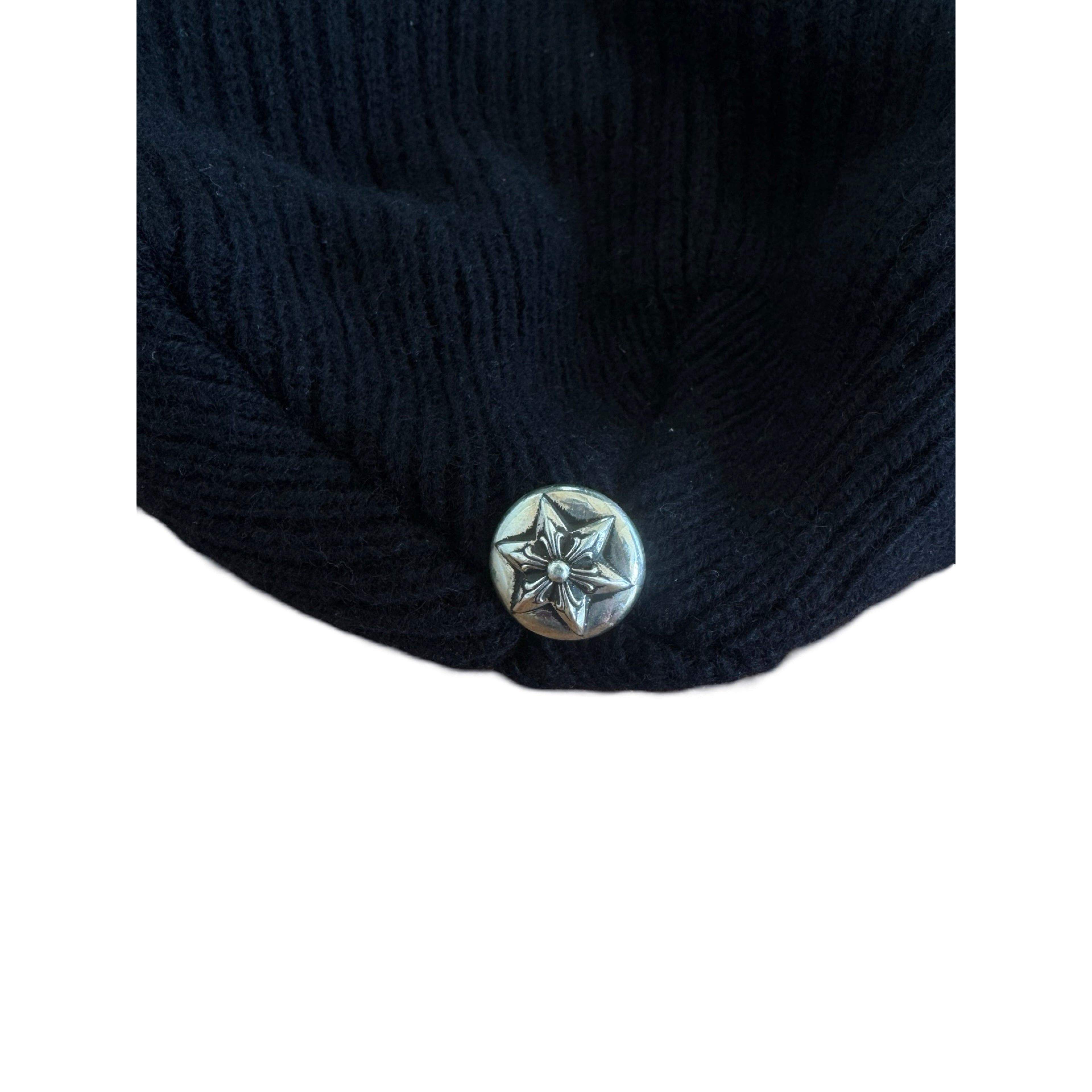 Chrome Hearts CH Big Daddy Cashmere Beanie Size ONE SIZE - 4 Thumbnail
