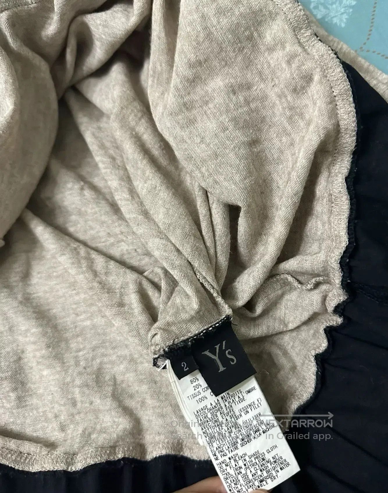 Y's Y's Long Sleeve Casual Cotton Top. Size M / US 6-8 / IT 42-44 - 2 Thumbnail