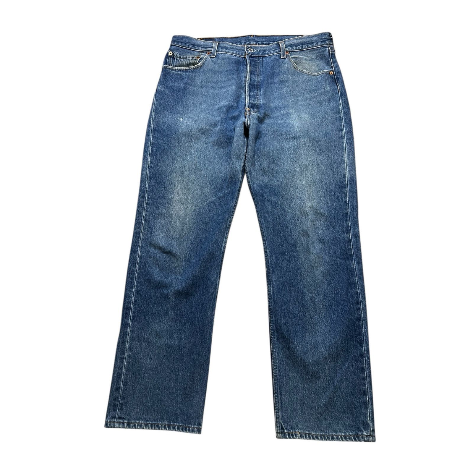 Levi's Vintage 90s Levi’s 501xx Made in USA 38x33 Actual 36x32 Size US 38 / EU 54 - 1 Thumbnail