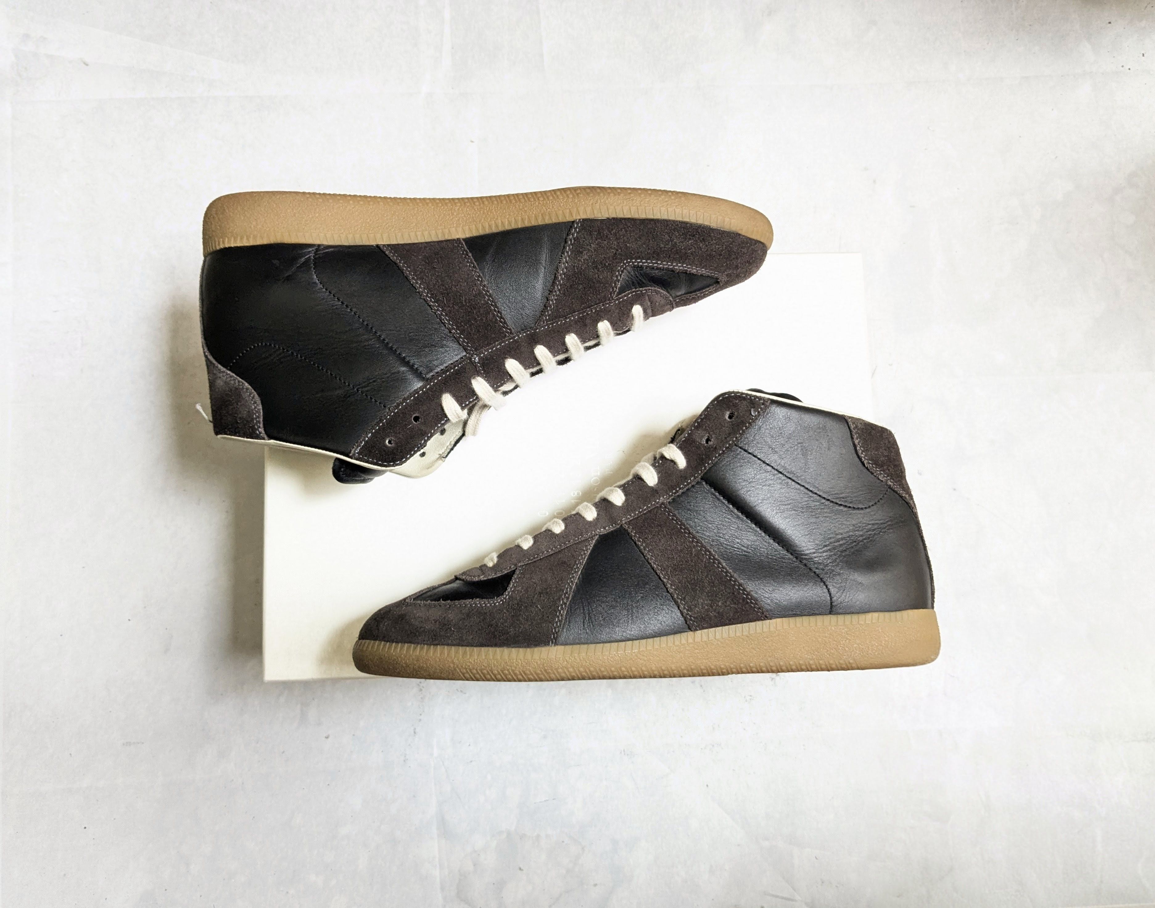 Maison Margiela Maison Margiela Replica GAT Black 10 43 Gum High Tops Size US 10 / EU 43 - 1 Thumbnail