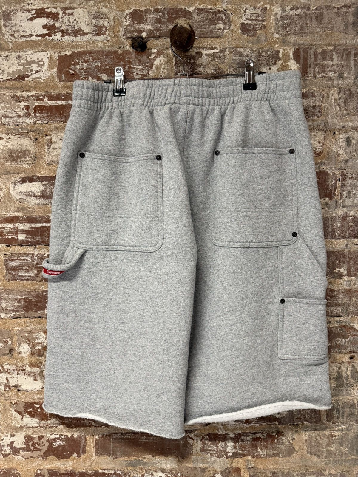 Supreme Supreme Double Knee Painter Shorts Grey Size US 32 / EU 48 - 2 Thumbnail