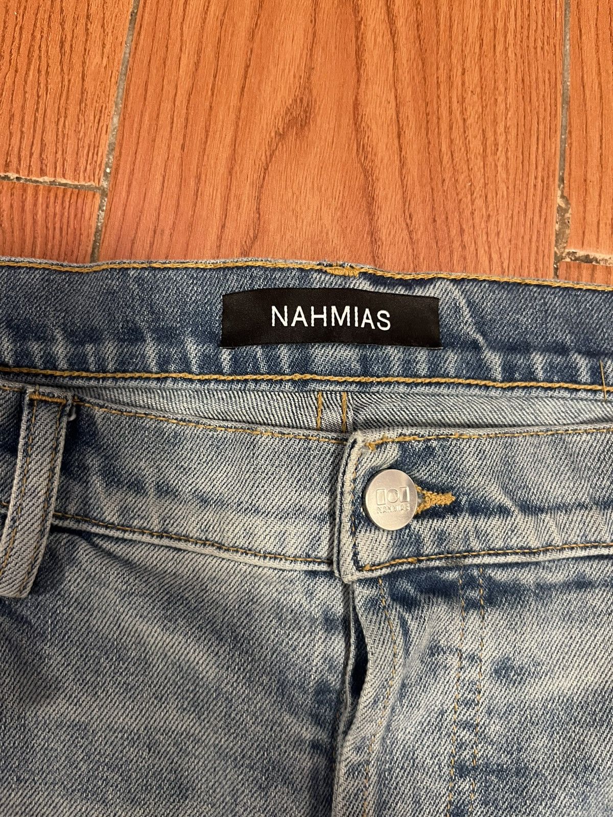 Nahmias Nahmias blue denim jesns Size US 34 / EU 50 - 4 Thumbnail