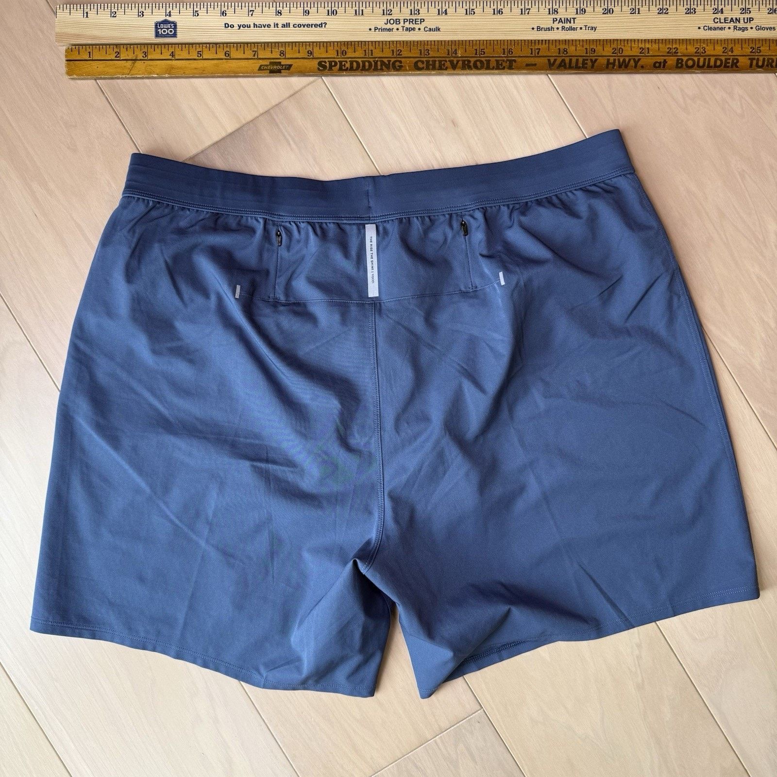 Vuori Vuori Qualify Run Shorts 2XL Blue 6" Inseam Summer Workout Size US 36 / EU 52 - 9 Thumbnail