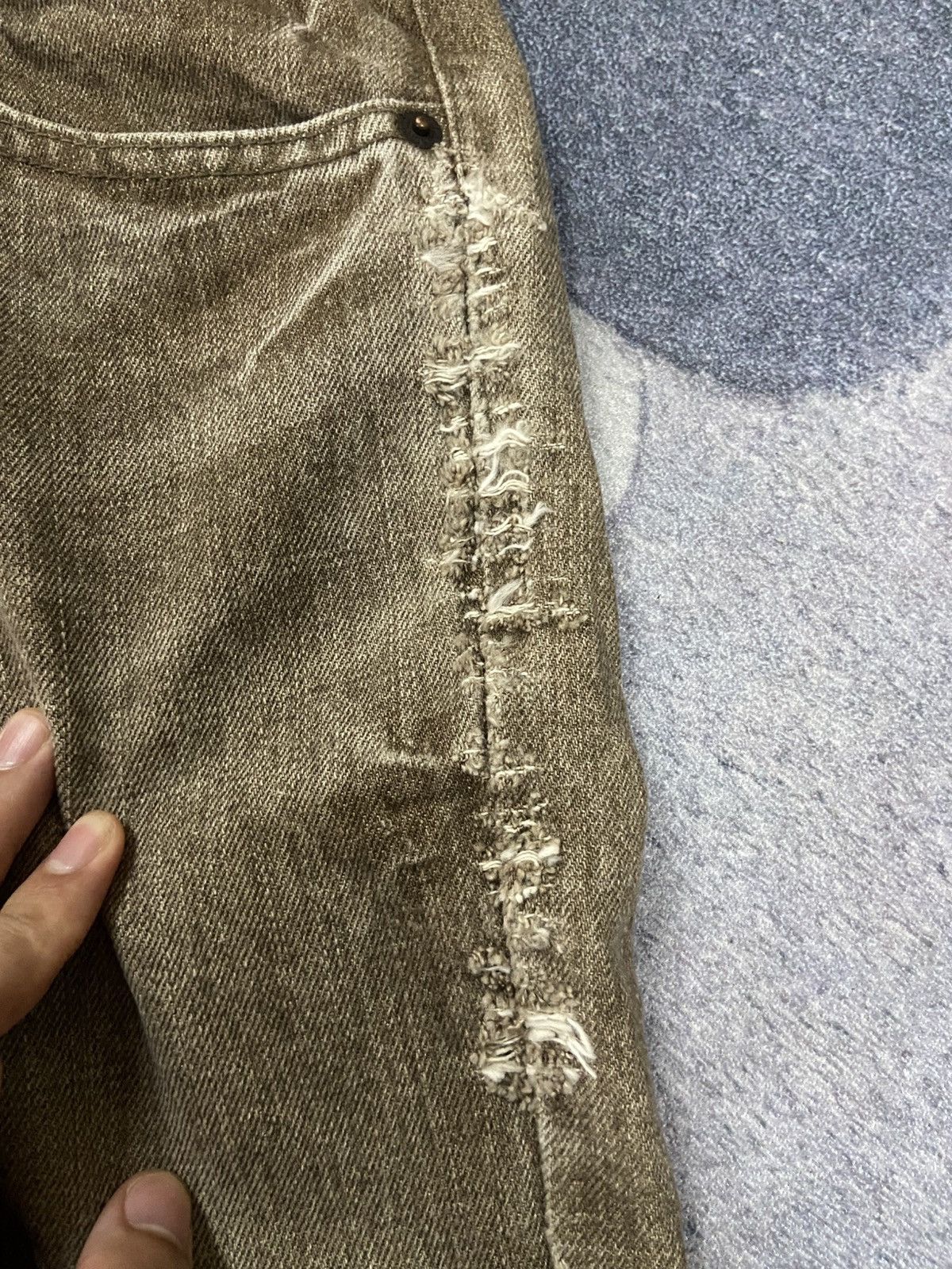 Other Stone Wash Bobson Distressed Jeans Hedi Slimane Style Size US 34 / EU 50 - 3 Thumbnail