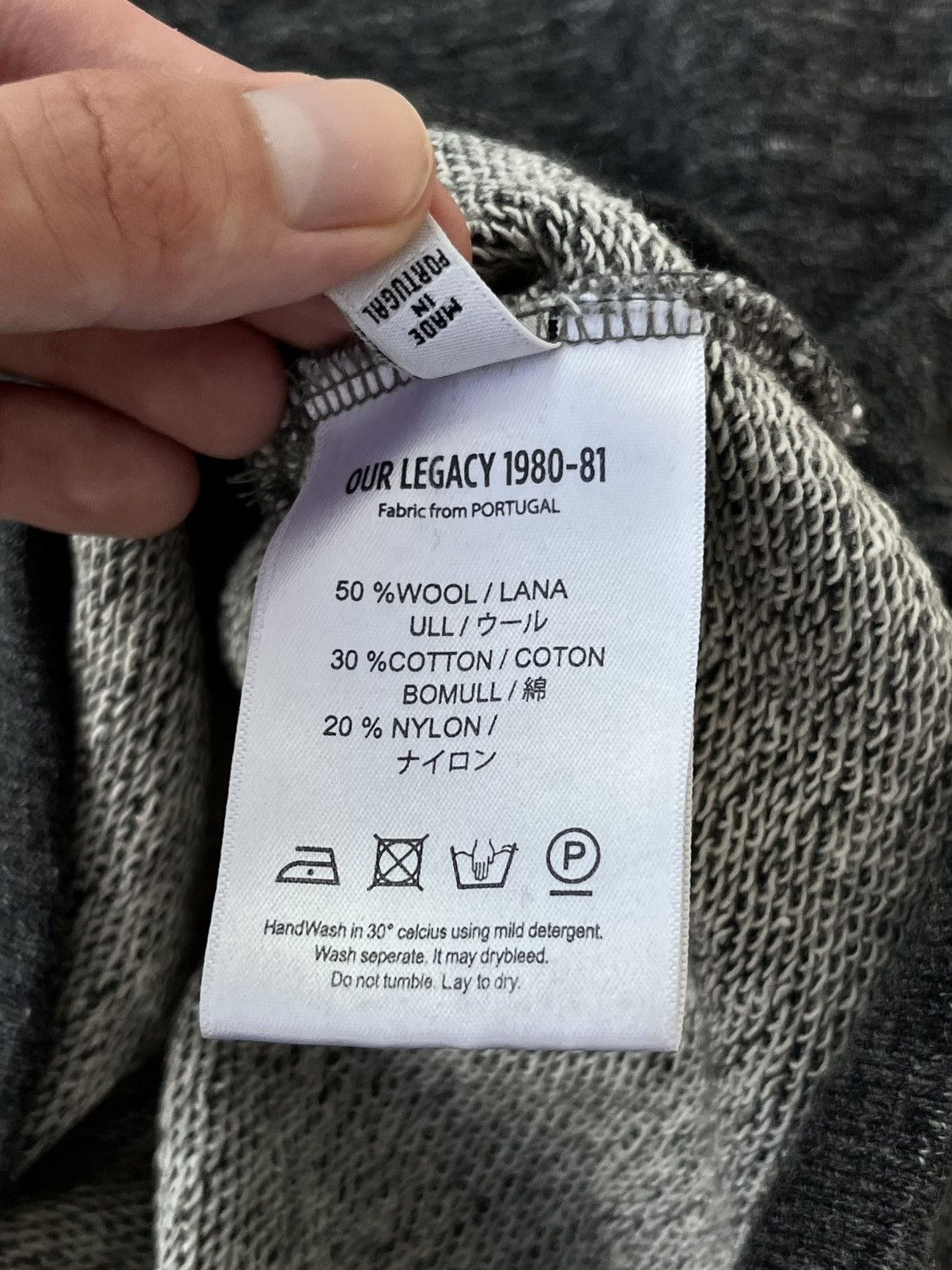 Our Legacy Our Legacy Great Sweat Wool Sweater Sweatshirt Size US S / EU 44-46 / 1 - 4 Thumbnail