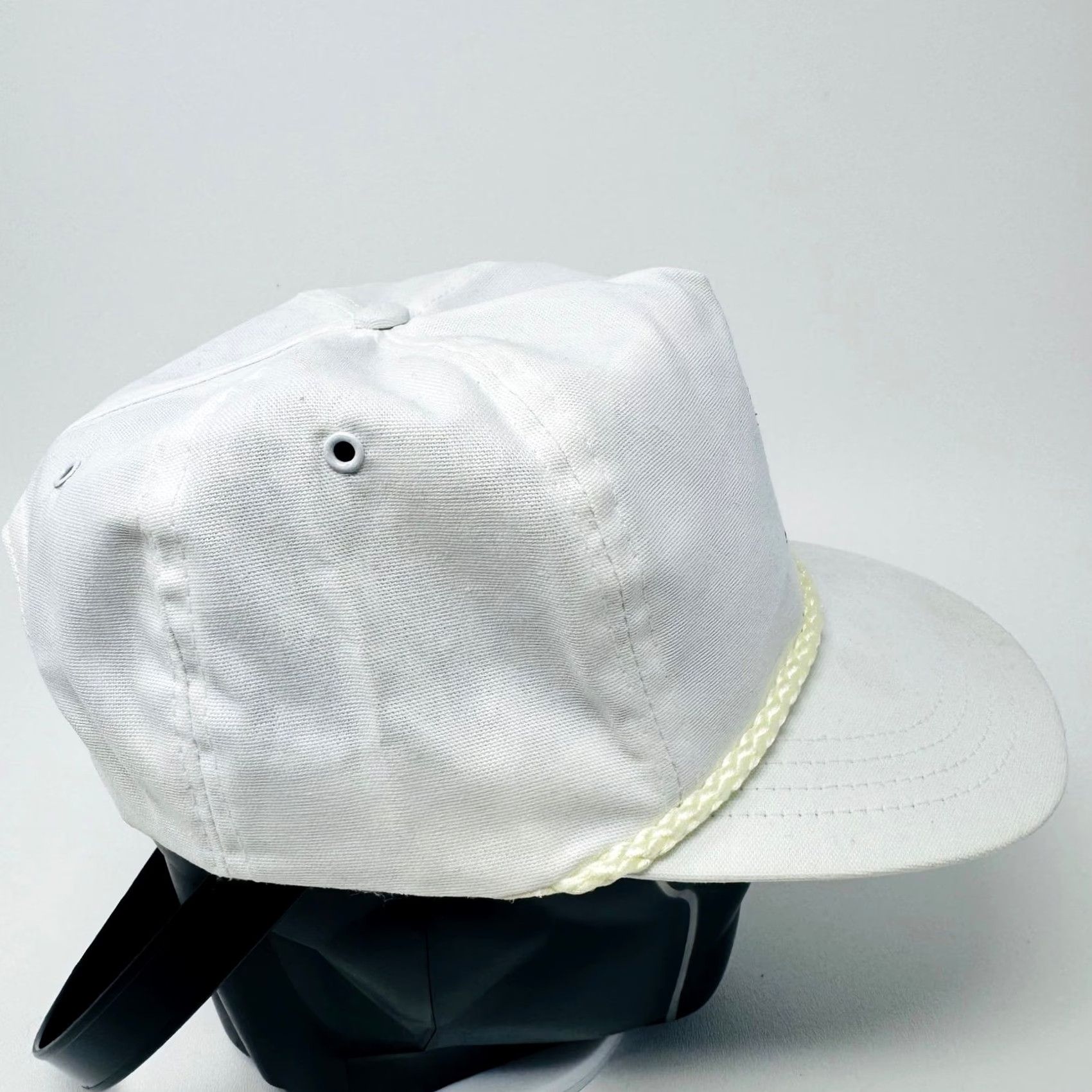Roper VINTAGE Keebler Elf Embroidered Rope Hat White Snapback Adjustable Cap One Size Size ONE SIZE - 5 Thumbnail