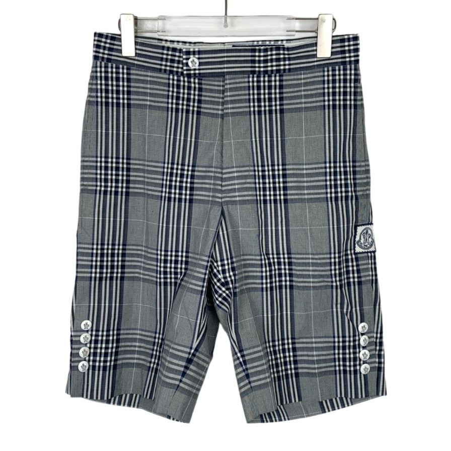 Moncler Moncler Shorts Grey Cotton Shorts (Size 0/XS) Size US 34 / EU 50 - 1 Thumbnail