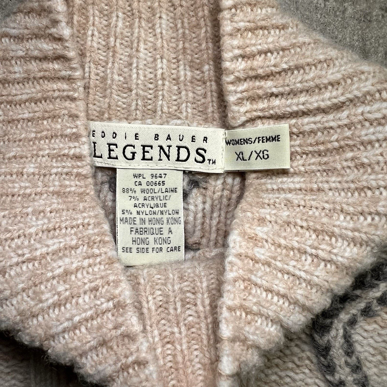 Eddie Bauer Eddie Bauer Legends Wmn Sz XL Wool Mock Neck Sweater Size M / US 6-8 / IT 42-44 - 2 Thumbnail