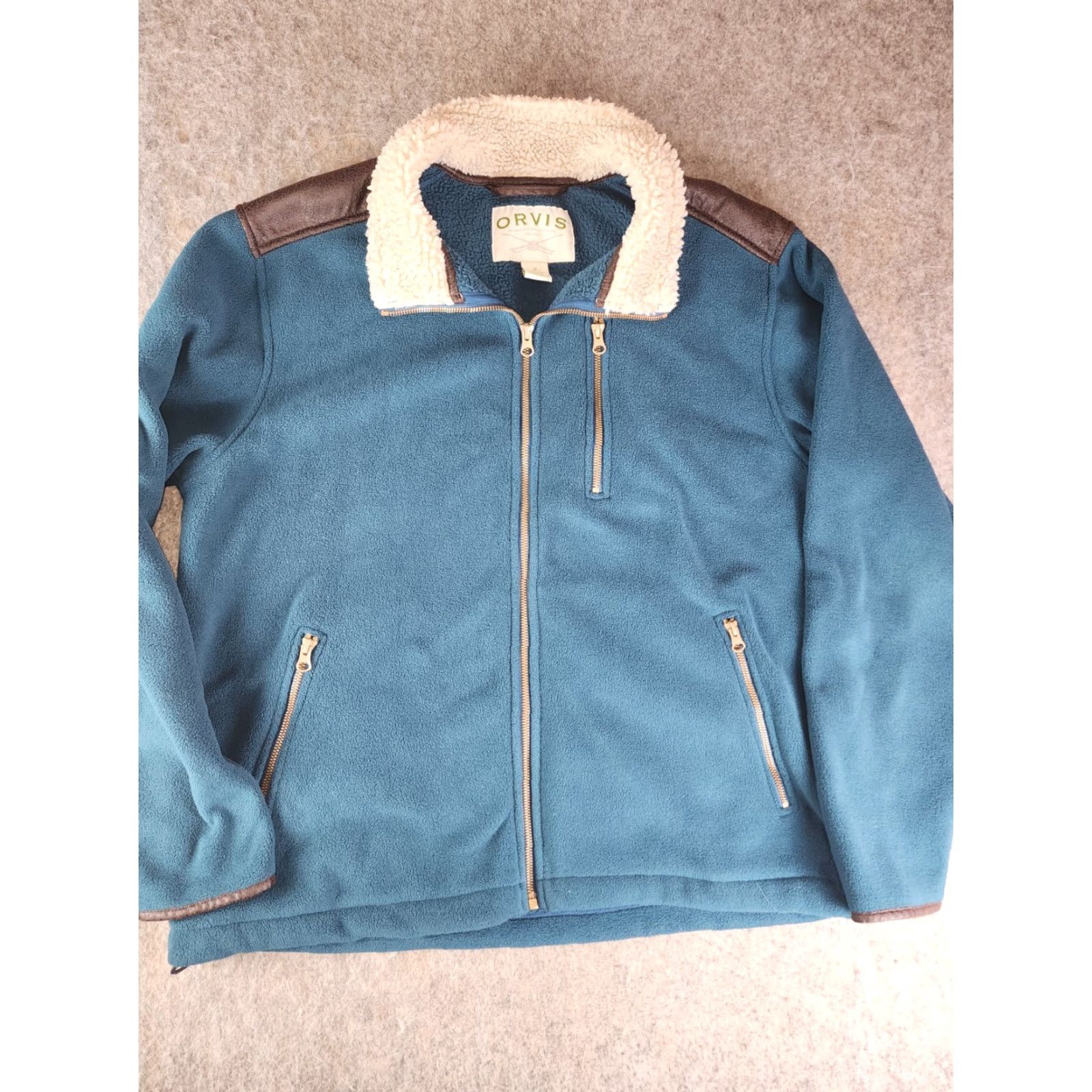 Orvis Orvis Fleece Jacket Mens M Blue Full Zip Pockets Outdoors Outdoors Size US M / EU 48-50 / 2 - 3 Thumbnail