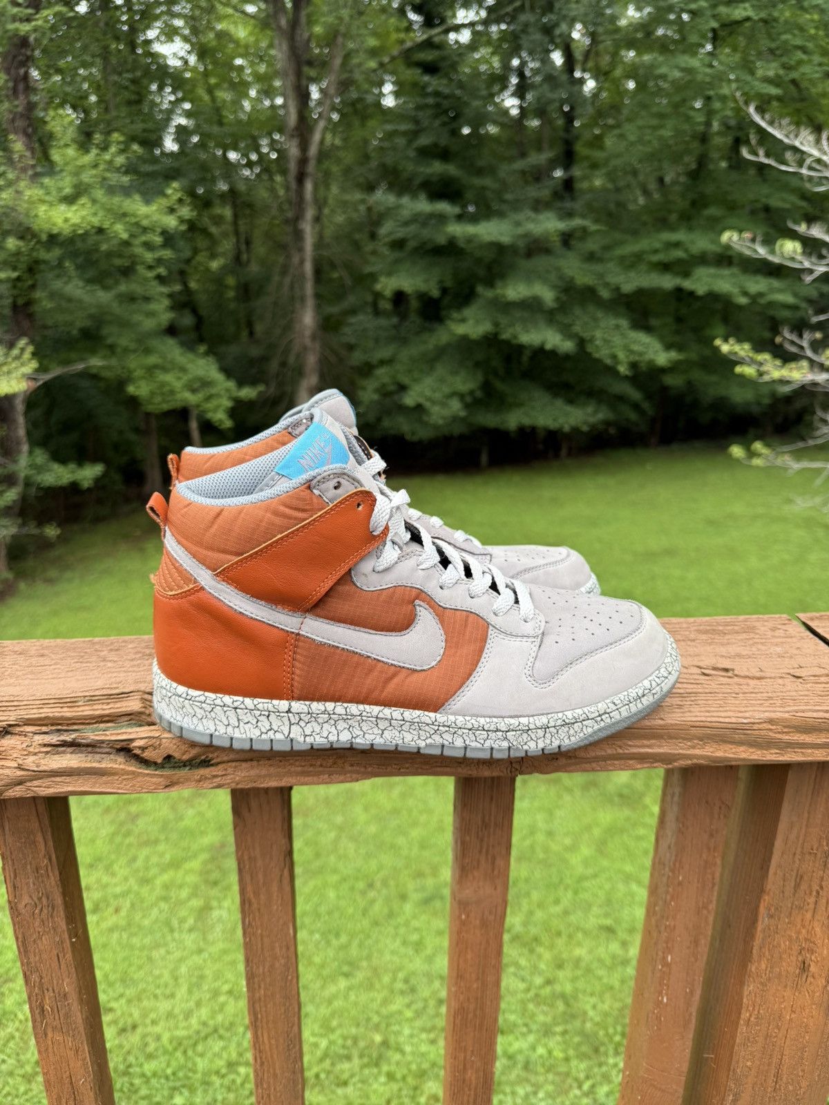 Nike Nike Dunk High Premium Earthquake Mens Size 9 RARE Size US 9 / EU 42 - 4 Thumbnail