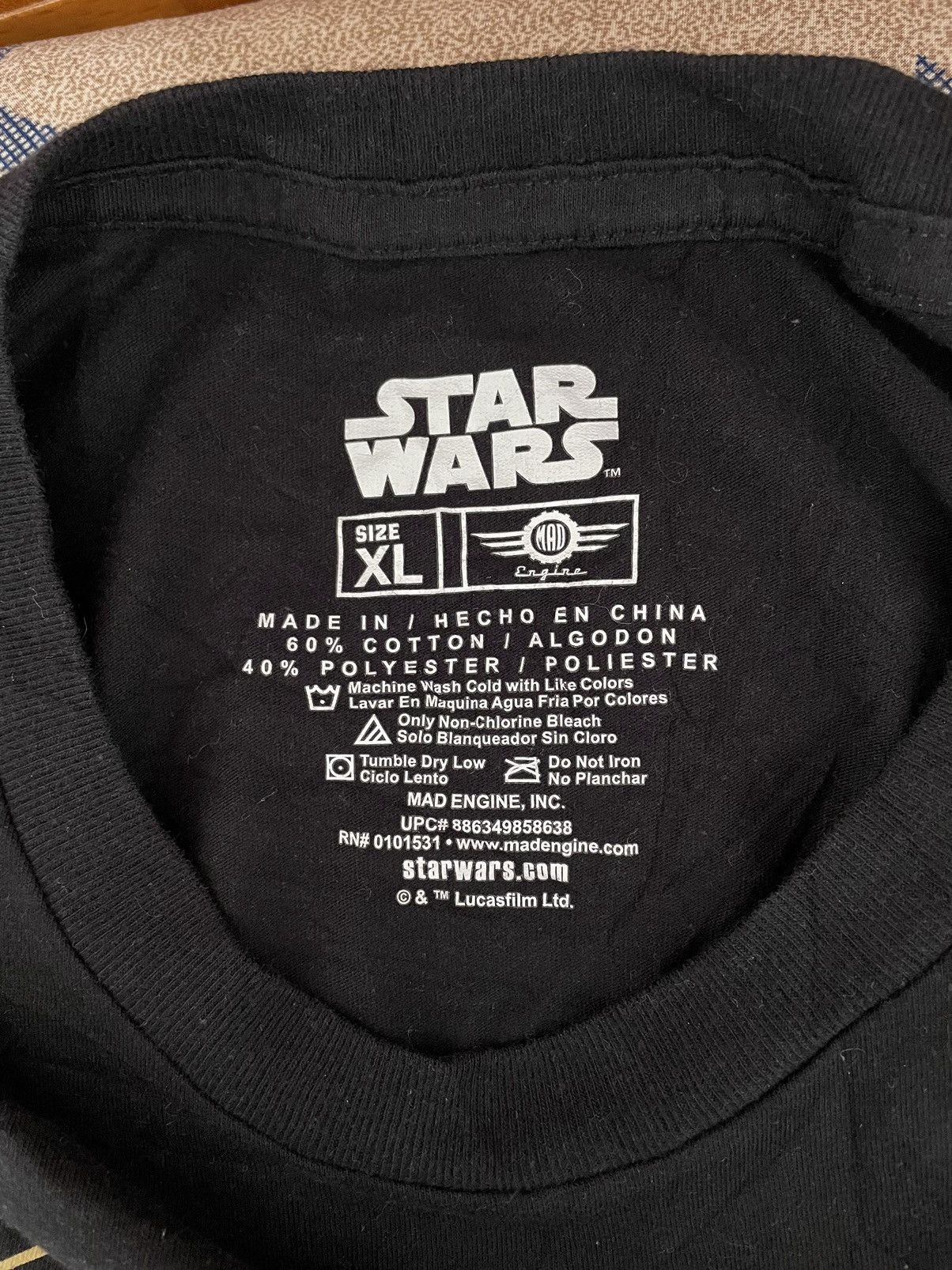 Star Wars STAR WARS DARTH VADER LONG SLEEVE Size US XL / EU 56 / 4 - 6 Thumbnail