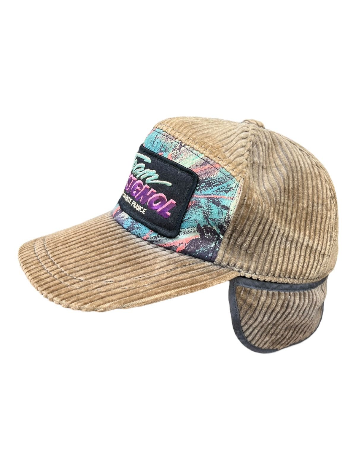Rossignol Vintage 80s Rossignol Team Racing France Corduroy Hat Size ONE SIZE - 3 Thumbnail