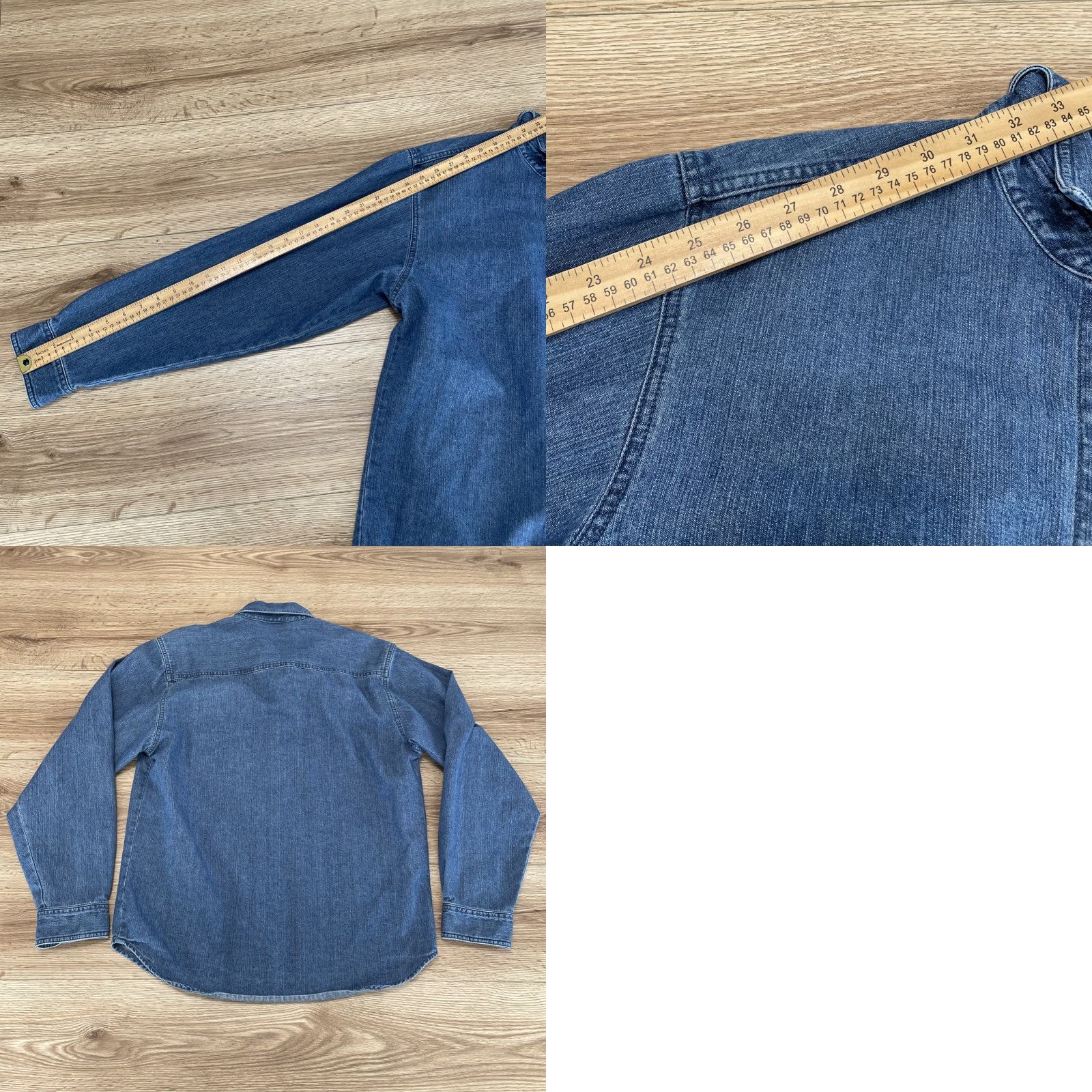 Hard Rock Cafe VINTAGE Hard Rock Cafe Women's Denim Shirt XL Blue 90s Lake Tahoe Button-Up Women Size XL / US 12-14 / IT 48-50 - 8 Thumbnail